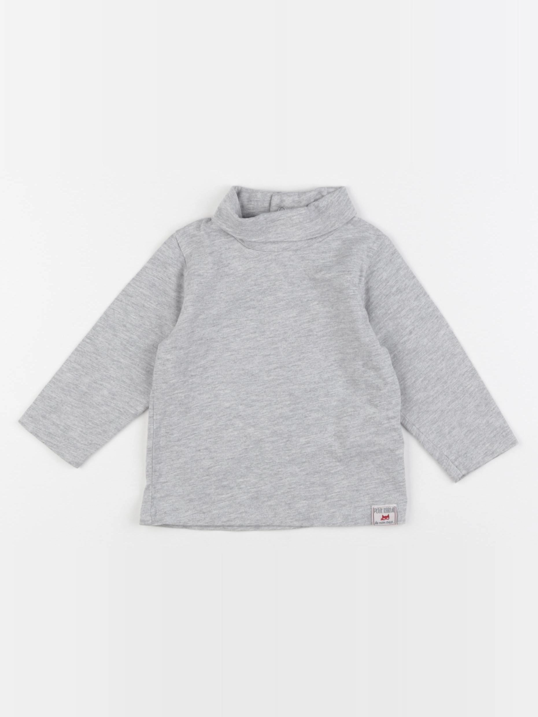 Tape à l'oeil - sous-pull gris - 9 mois