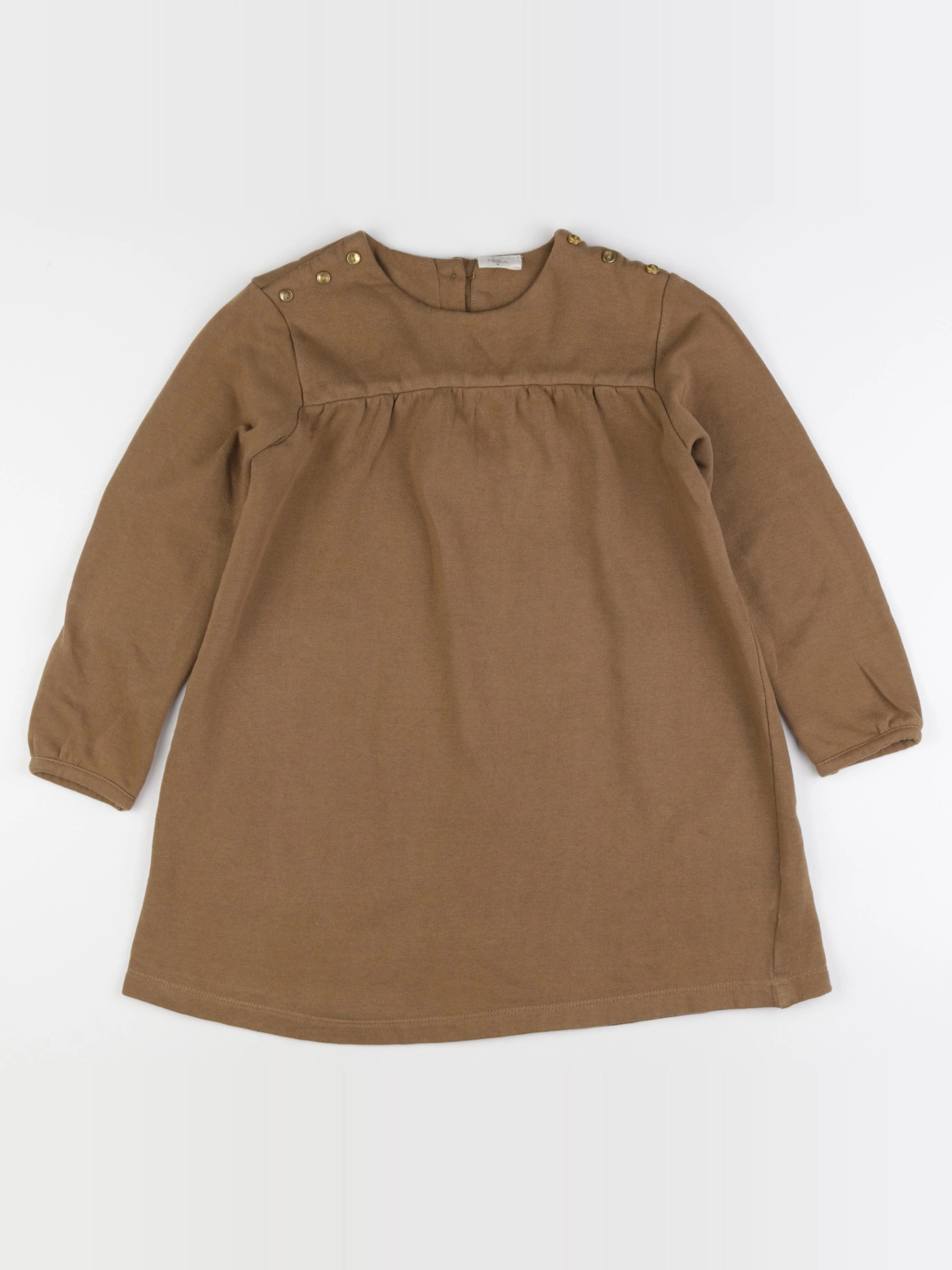 Lililotte - robe marron - 8 ans