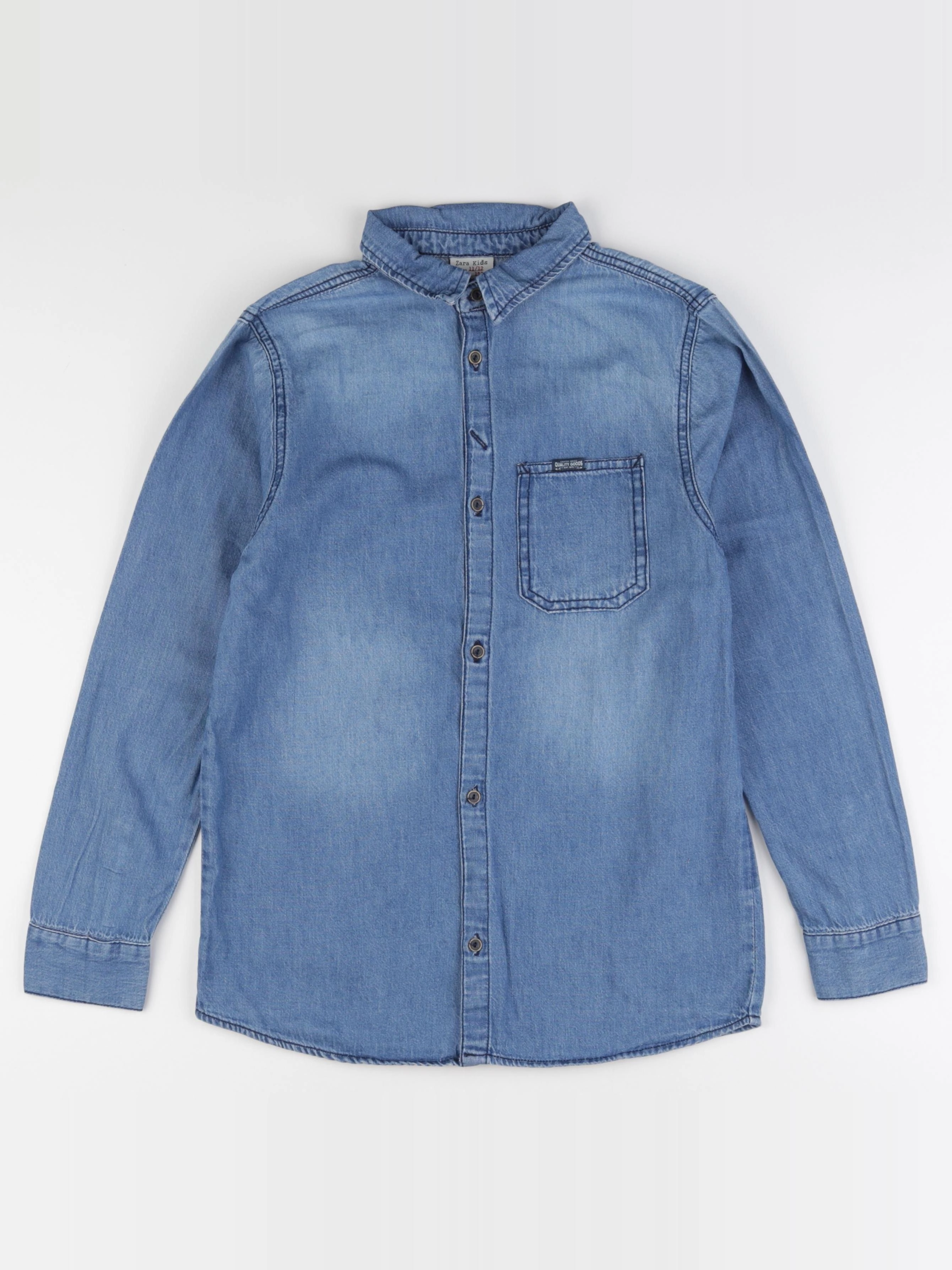 Zara - chemise bleu - 11/12 ans