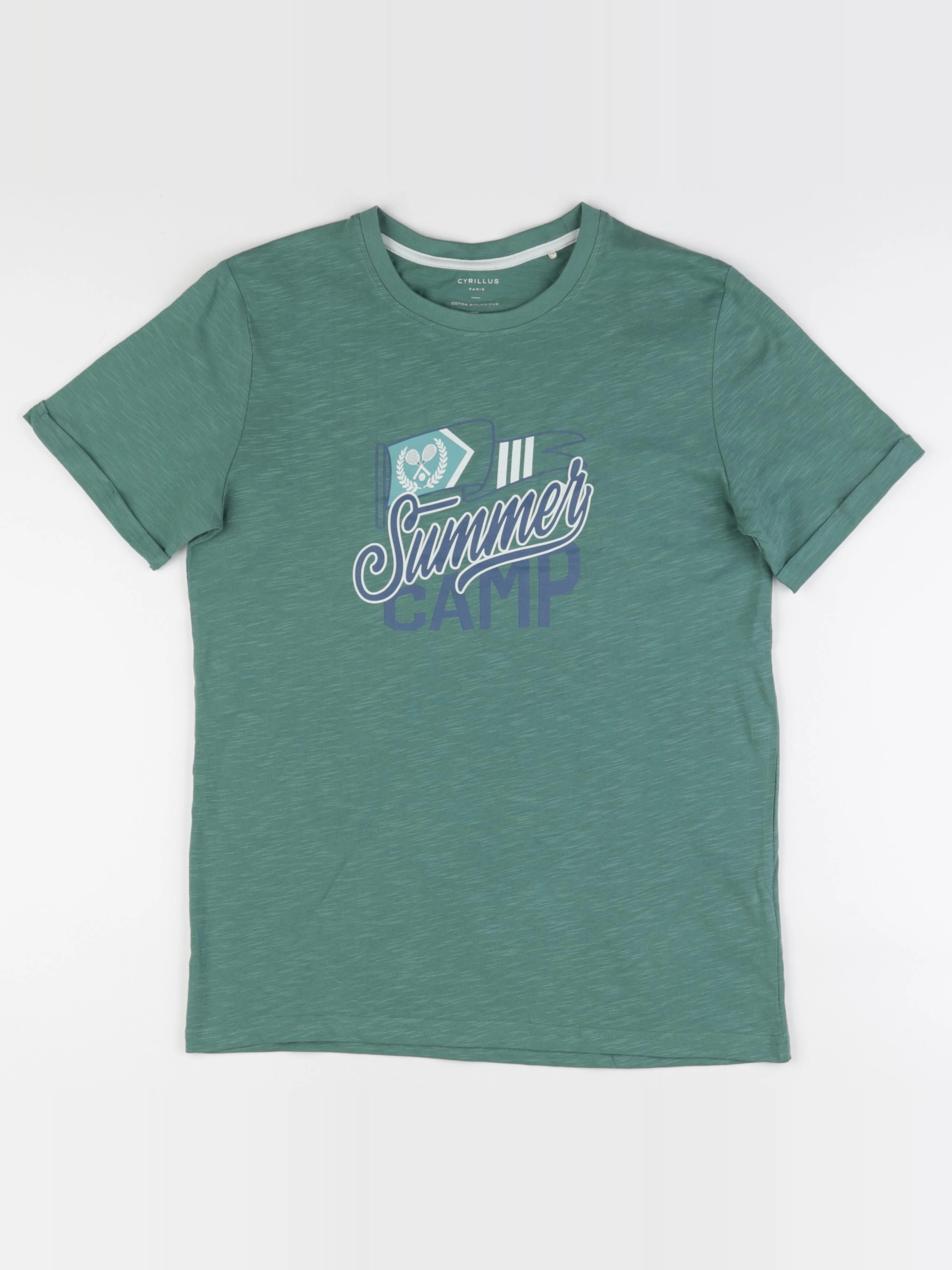 Cyrillus - tee-shirt vert - 14 ans