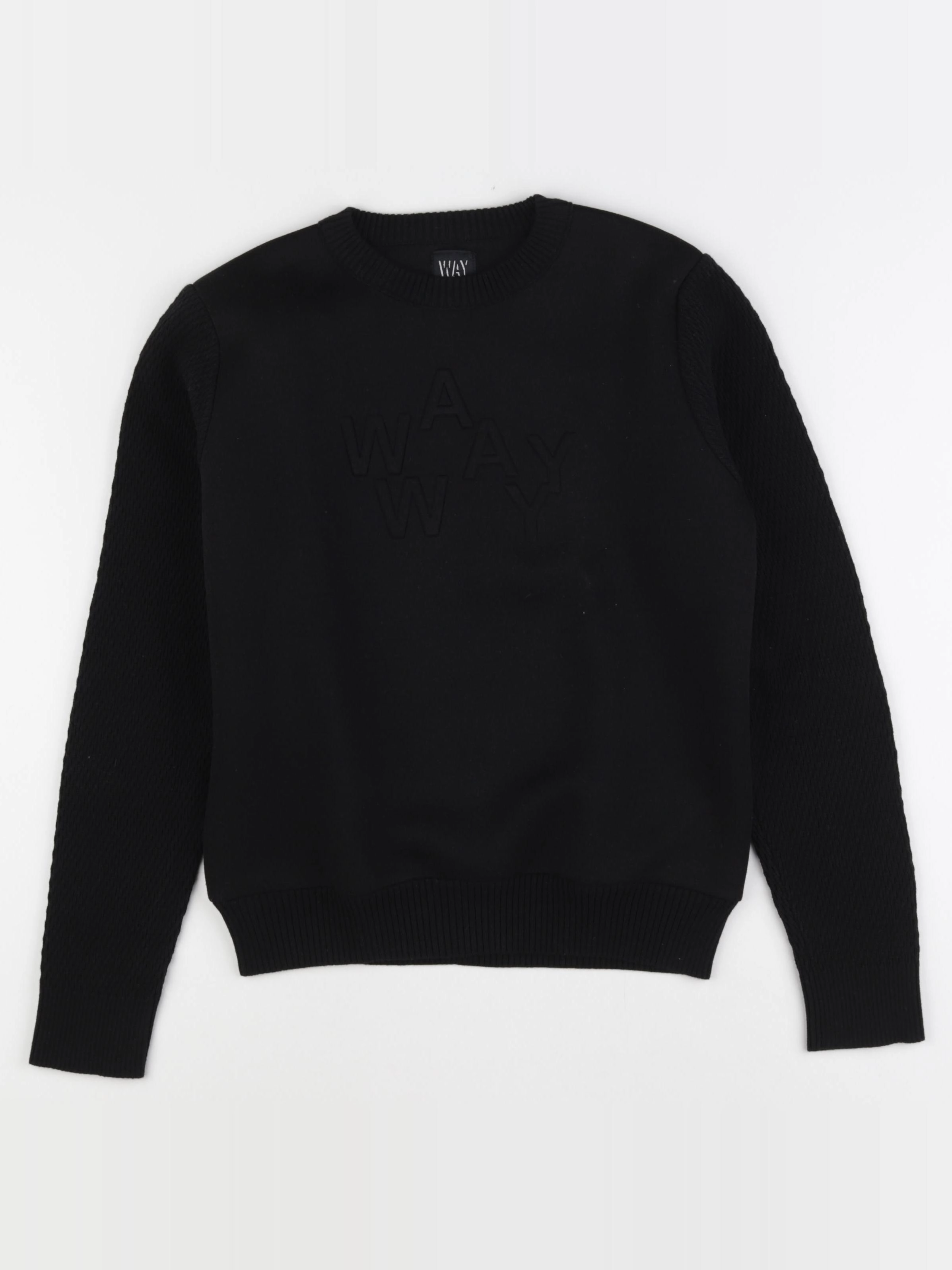 IKKS - sweat noir - 12 ans