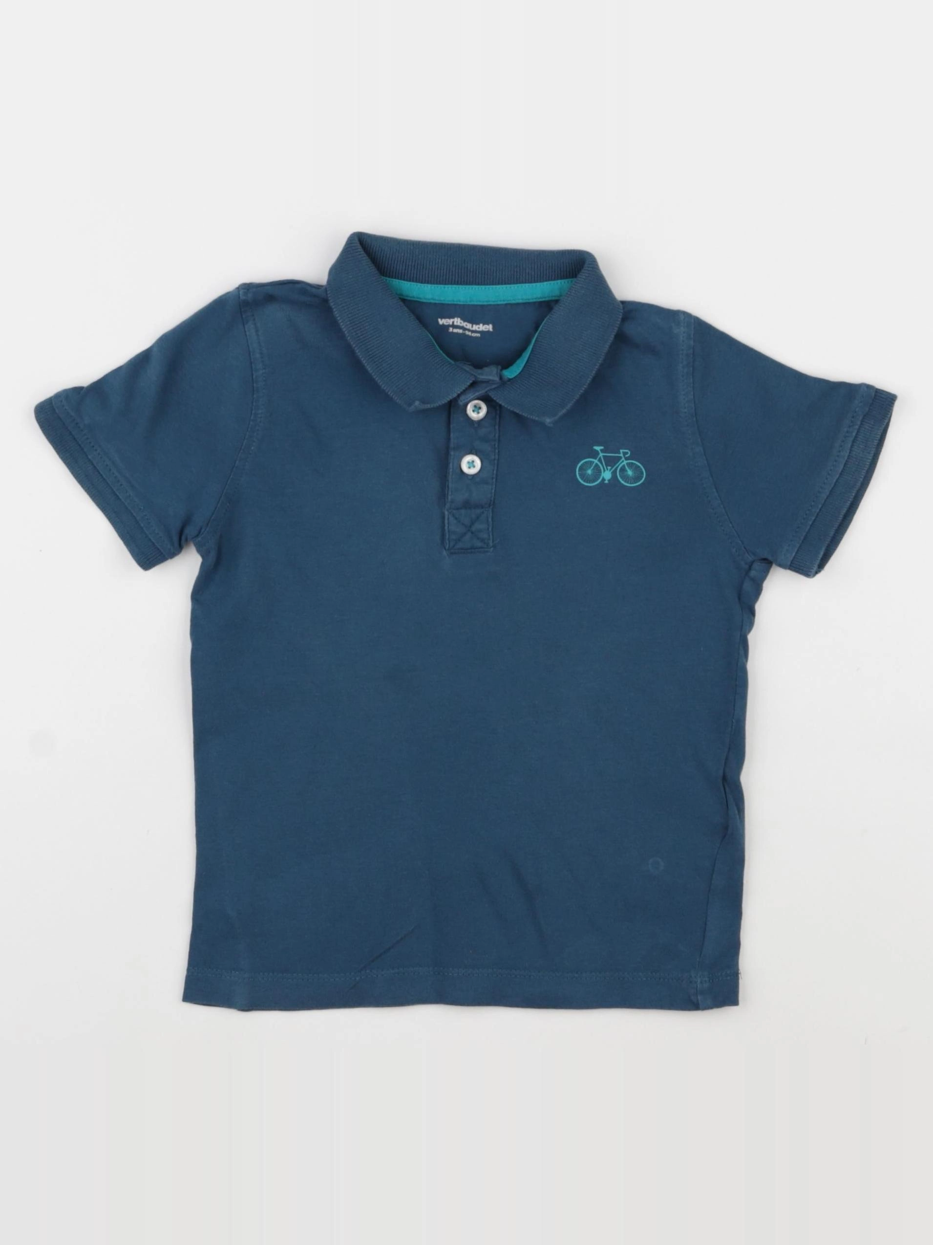 Vertbaudet - polo bleu - 3 ans