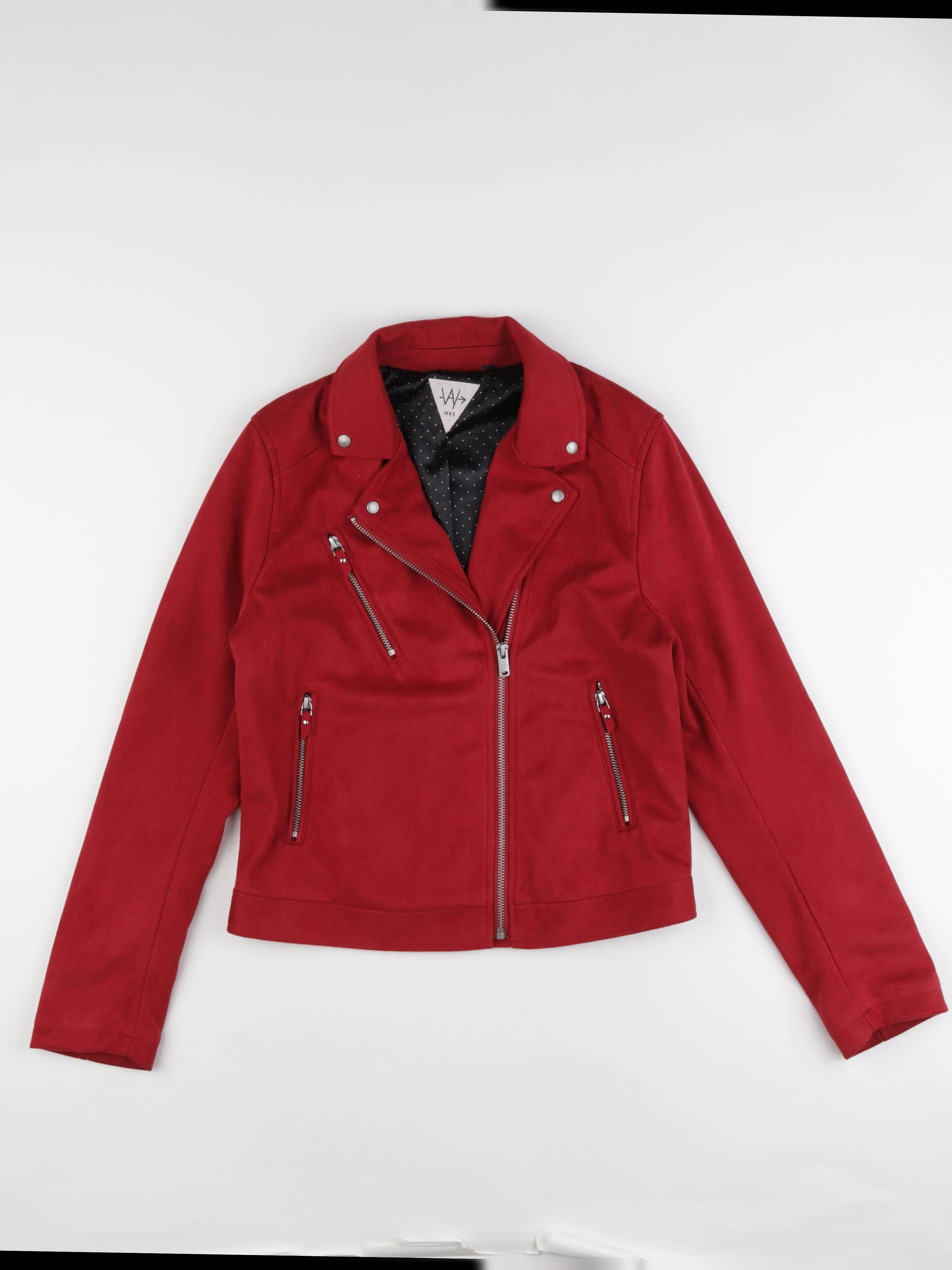 IKKS - veste doublé rouge - 16 ans