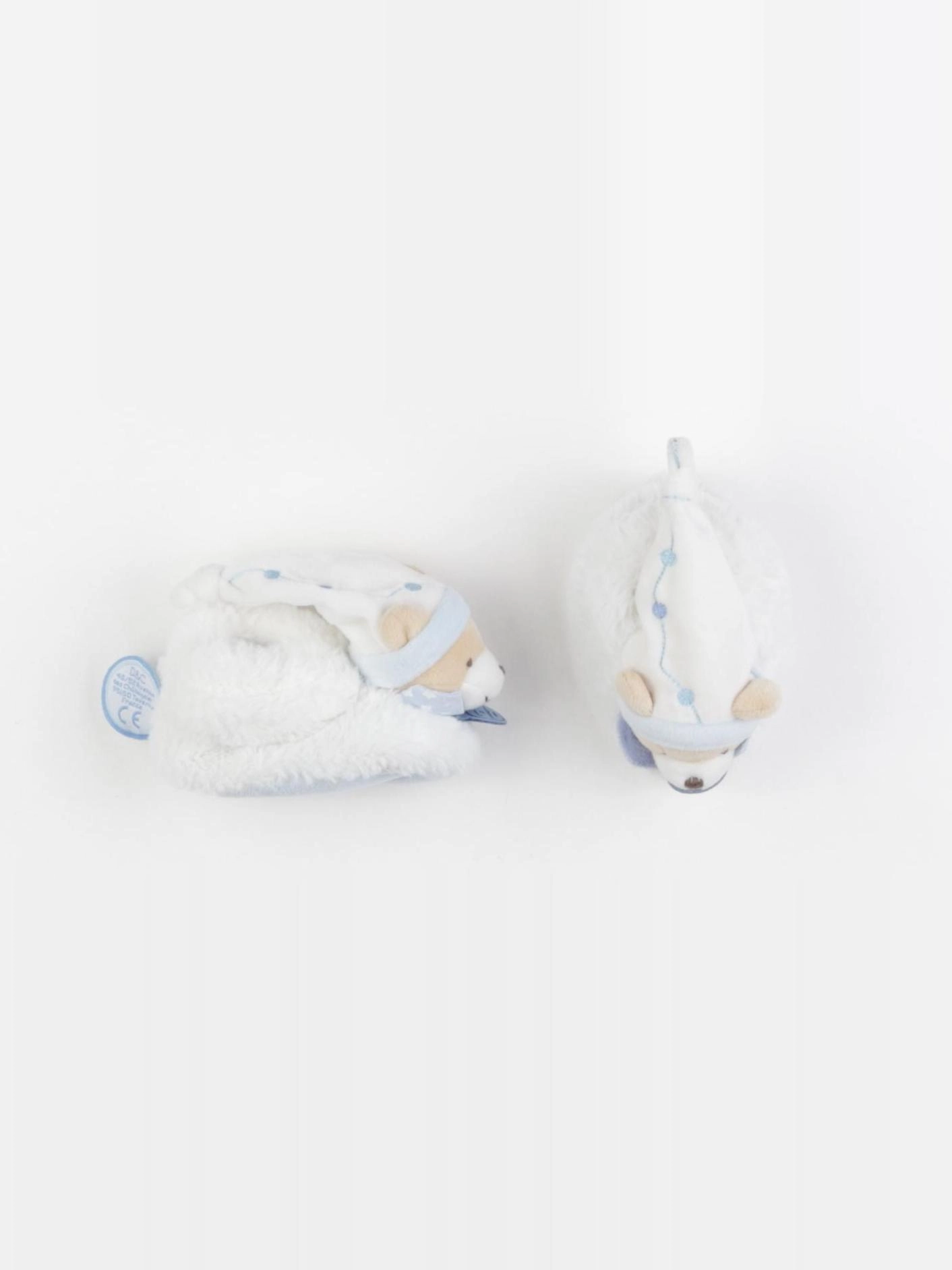 Doudou et compagnie - chaussons blanc - pointure 19