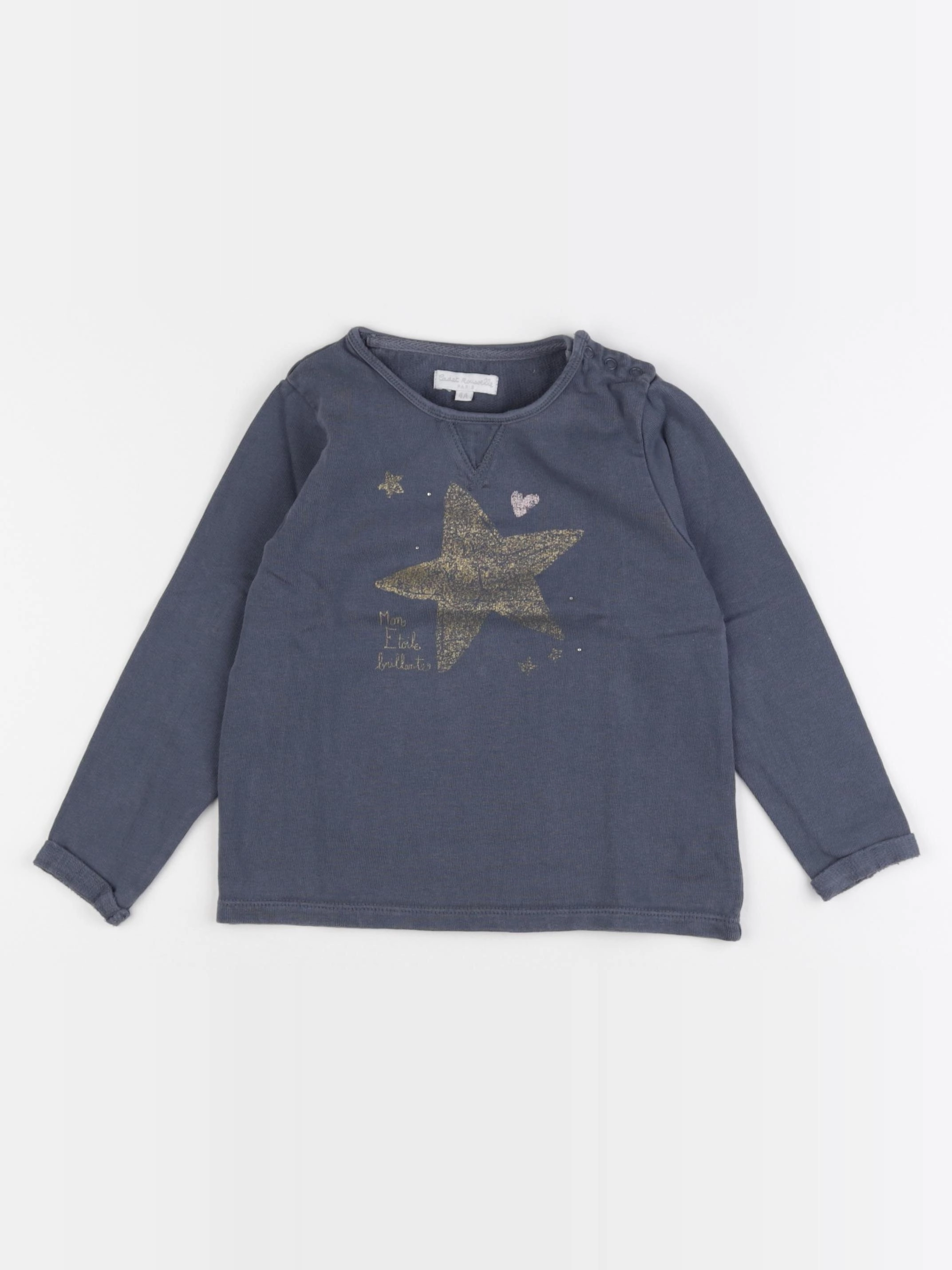 Cadet Rousselle - sweat gris - 4 ans
