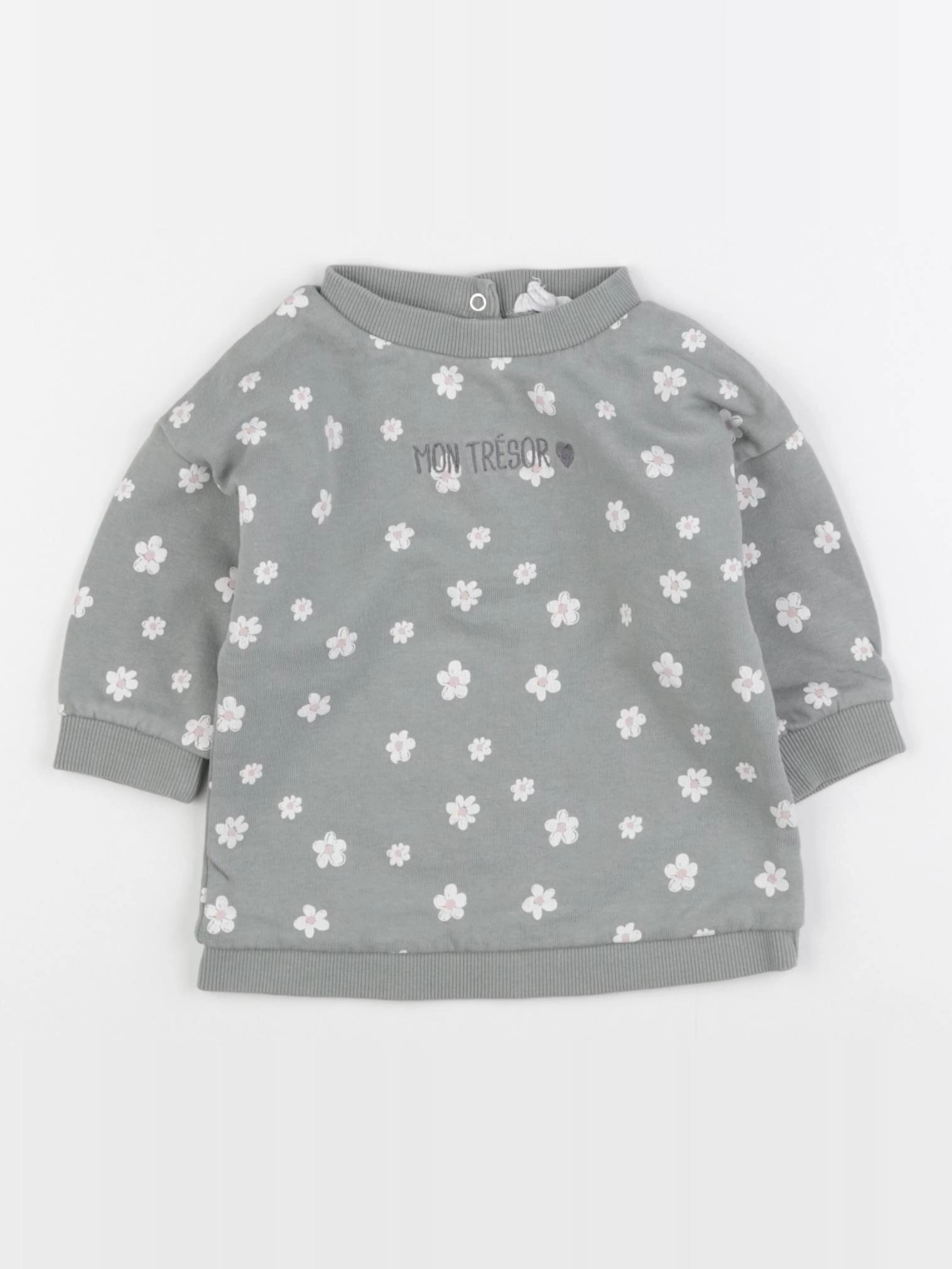 Vertbaudet - robe vert - 6 mois