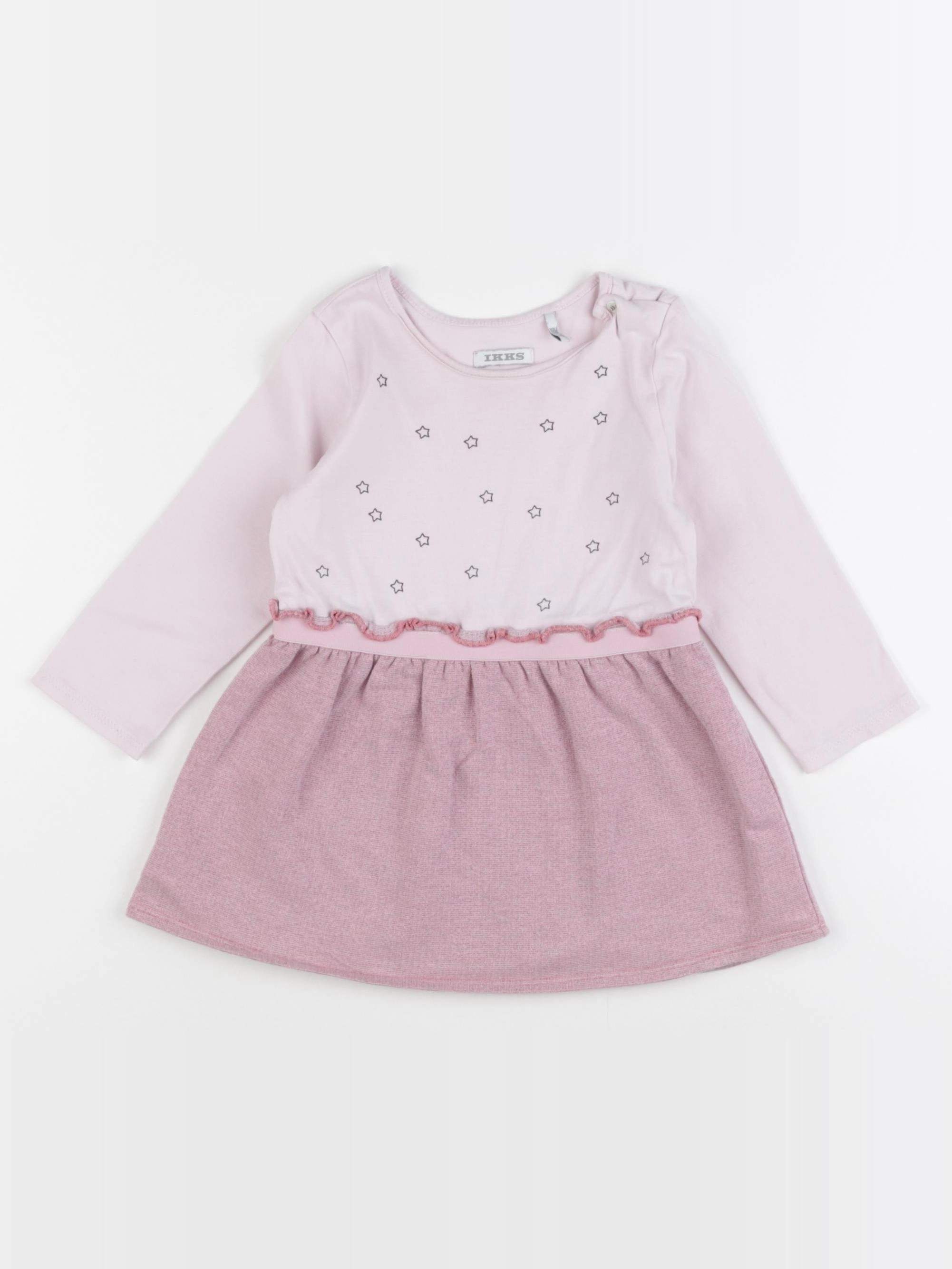 IKKS - robe rose - 18 mois