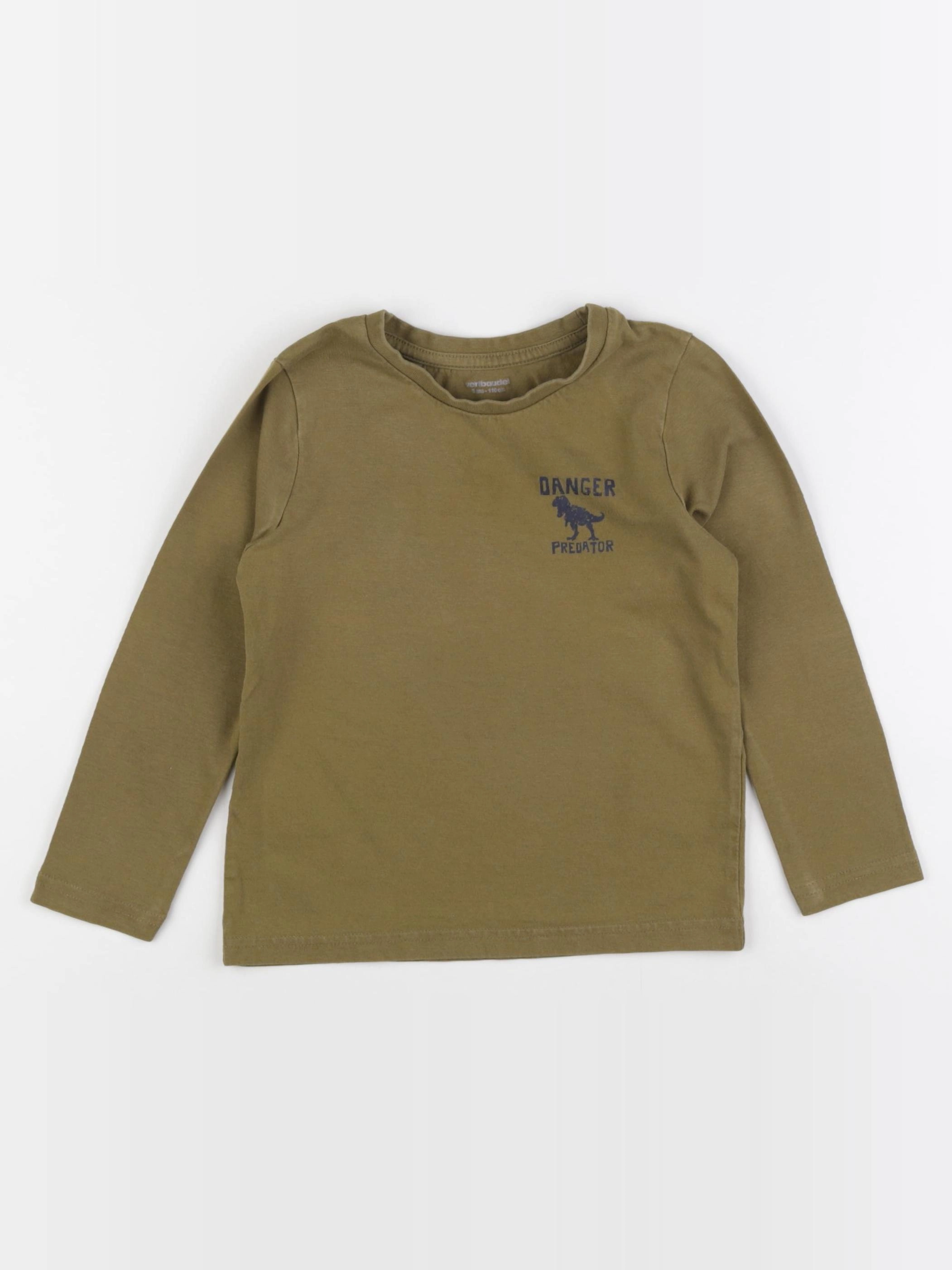 Vertbaudet - tee-shirt vert - 5 ans
