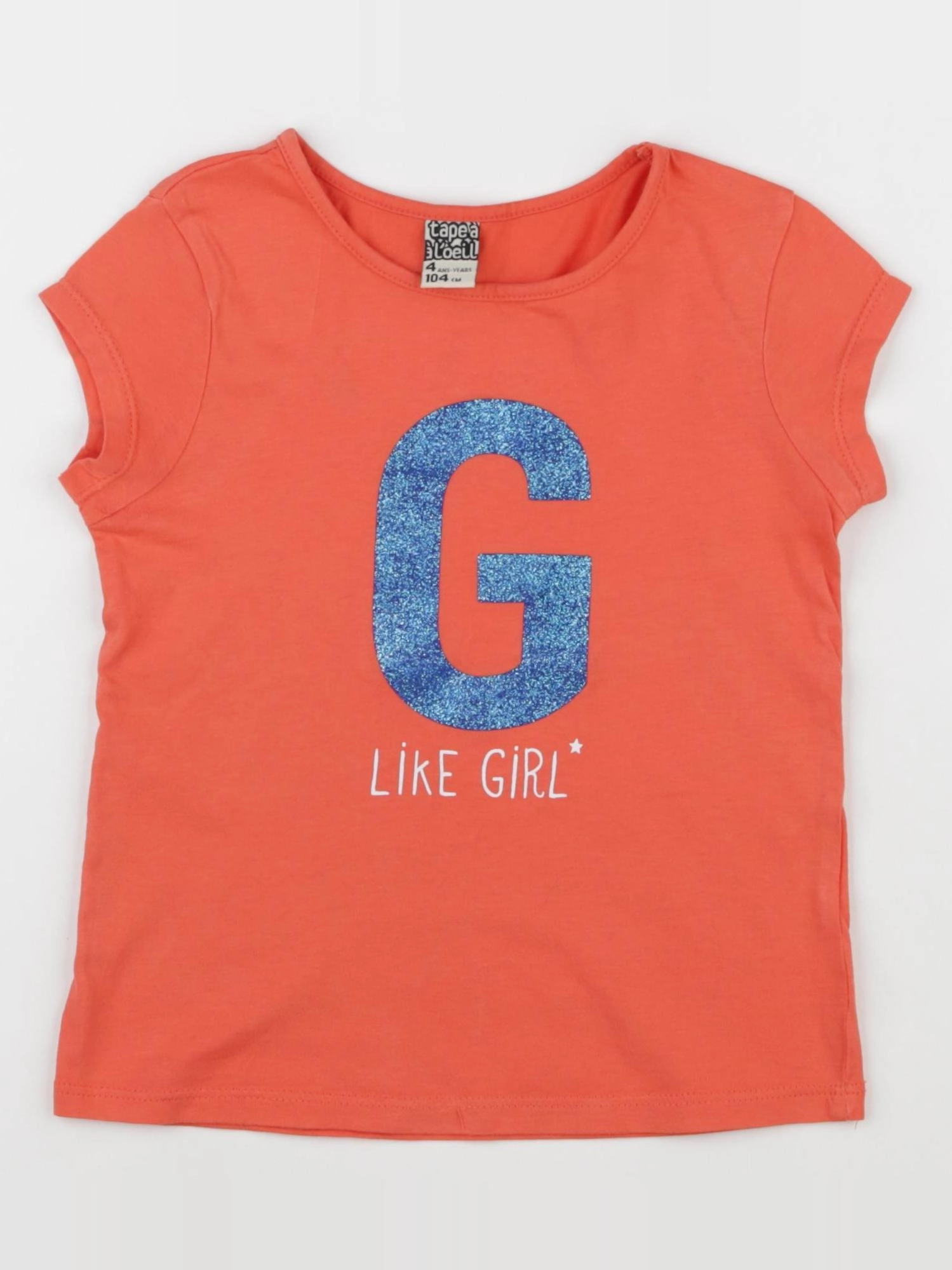 Tape à l'oeil - tee-shirt rose - 4 ans