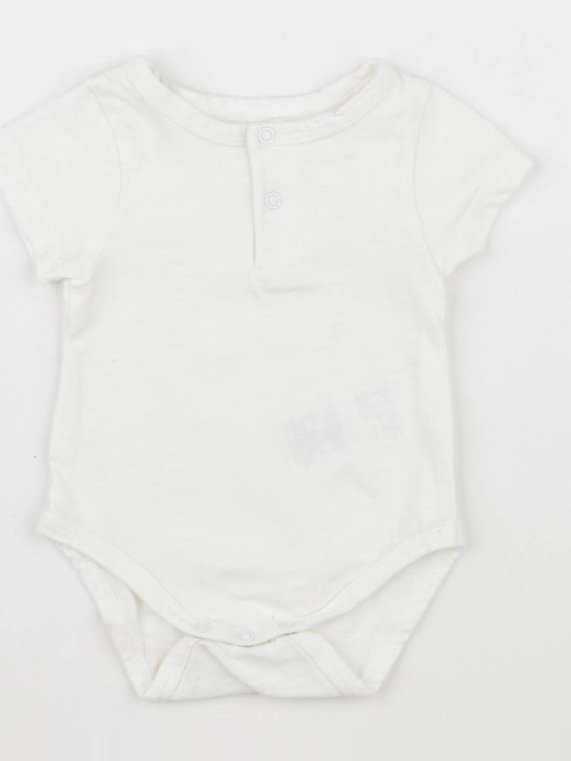 Vertbaudet - body beige - 0/3 mois