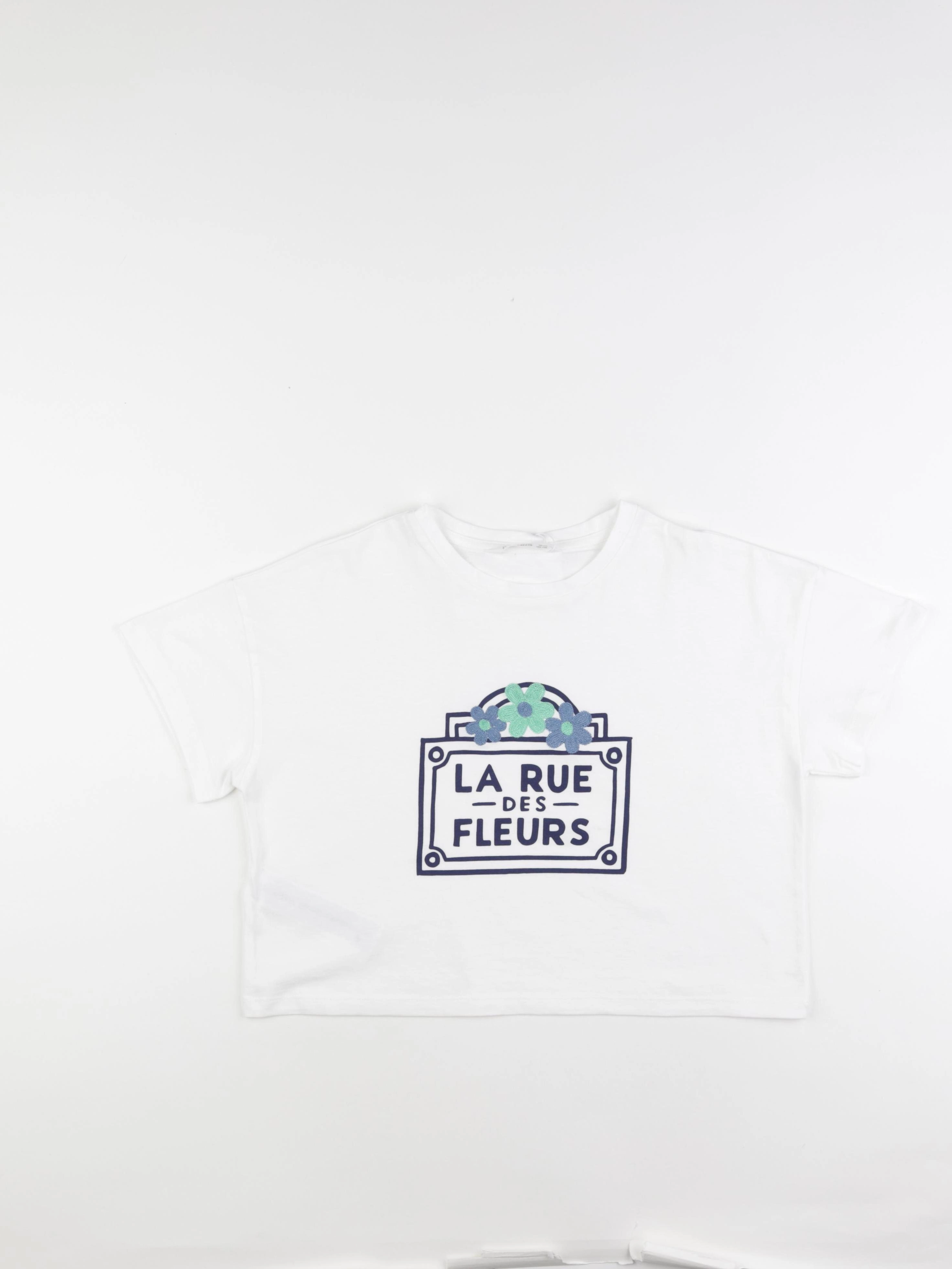 Mango - tee-shirt blanc - 11/12 ans