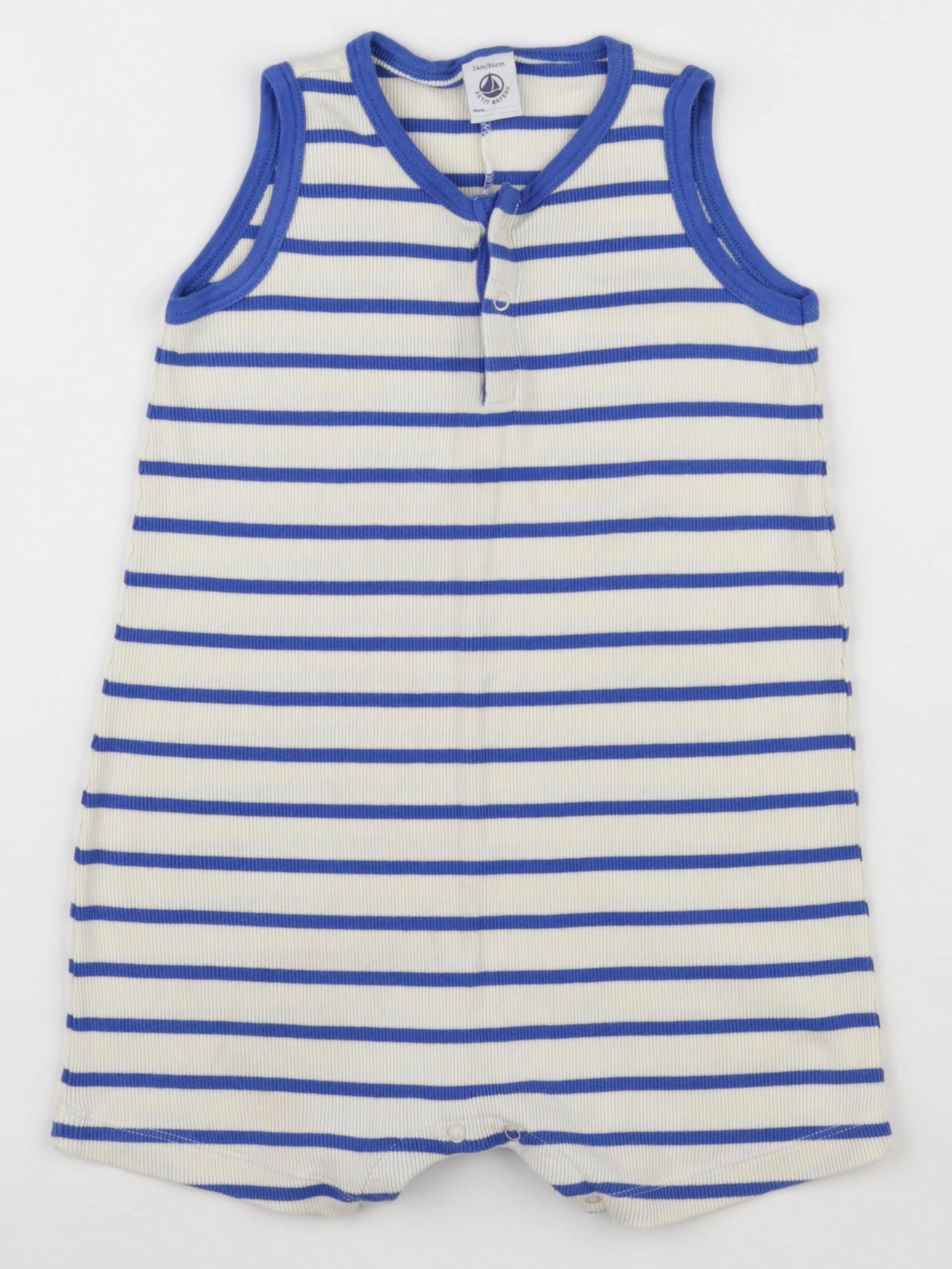 Petit Bateau - combinaison beige - 24 mois