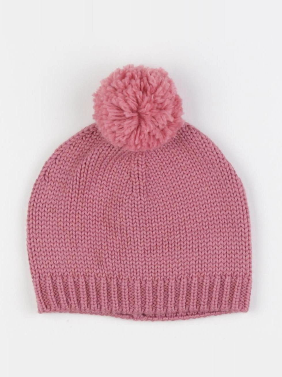 Petit Bateau - bonnet rose - 6/8 ans