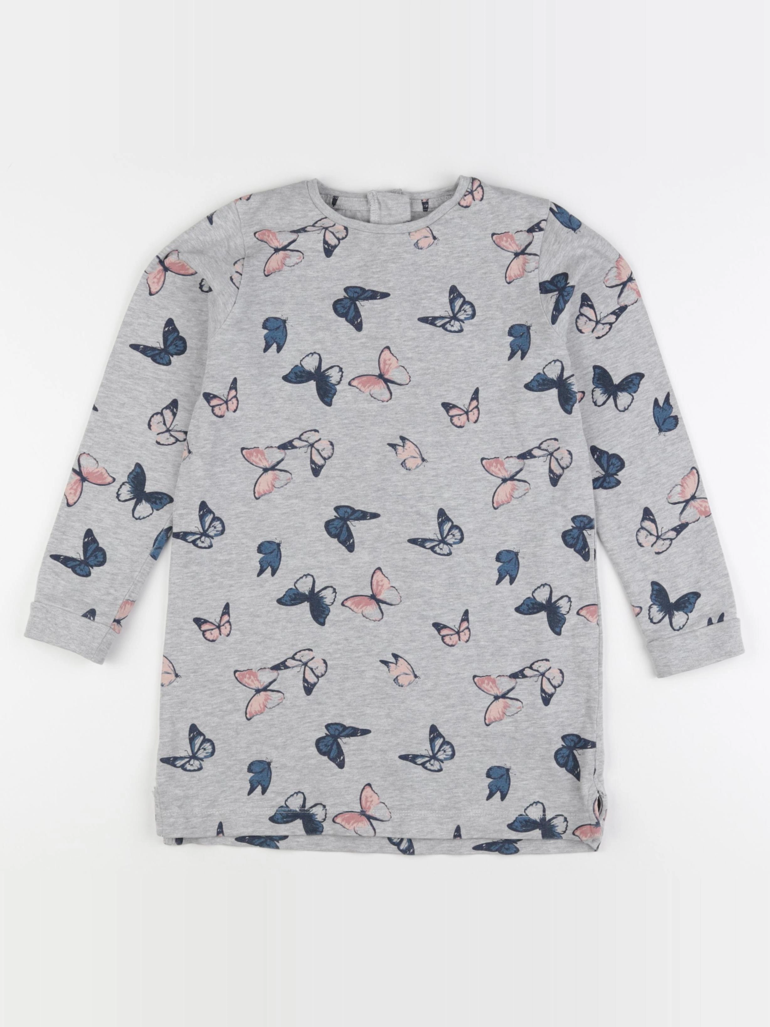 Vertbaudet - robe gris - 6 ans