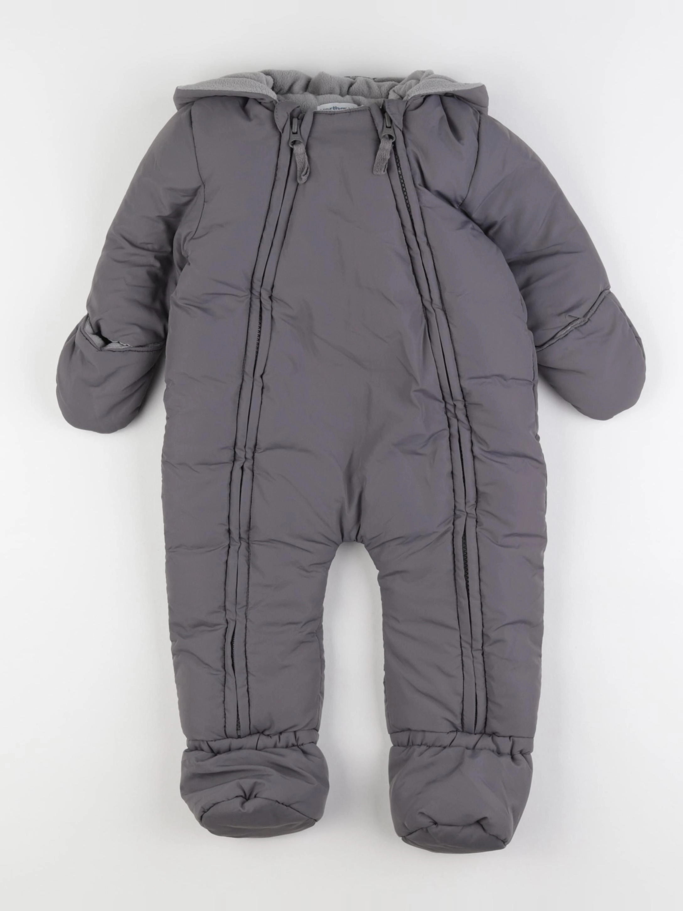 Vertbaudet - combi-pilote gris - 6 mois