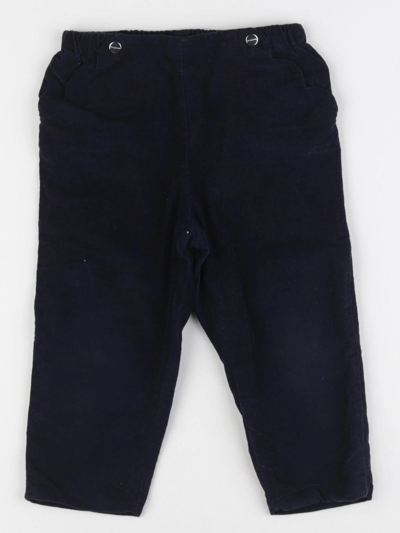 Jacadi - pantalon doublé bleu - 24 mois