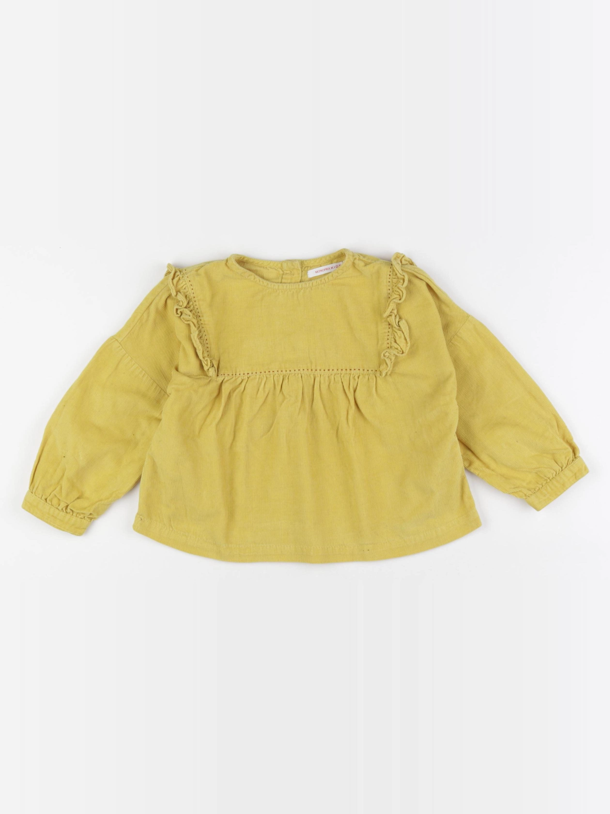 Monoprix - blouse jaune - 3 ans