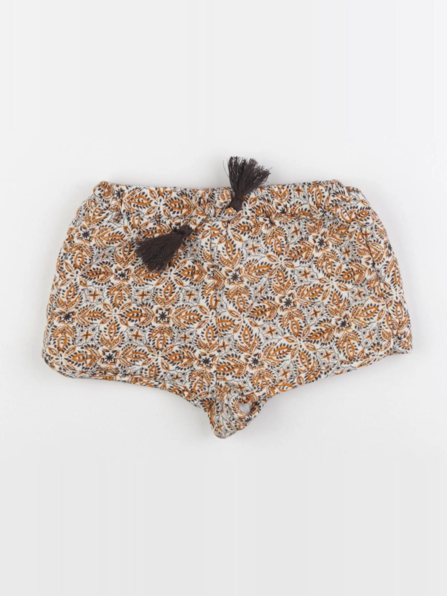 Vertbaudet - short marron, beige - 3 ans