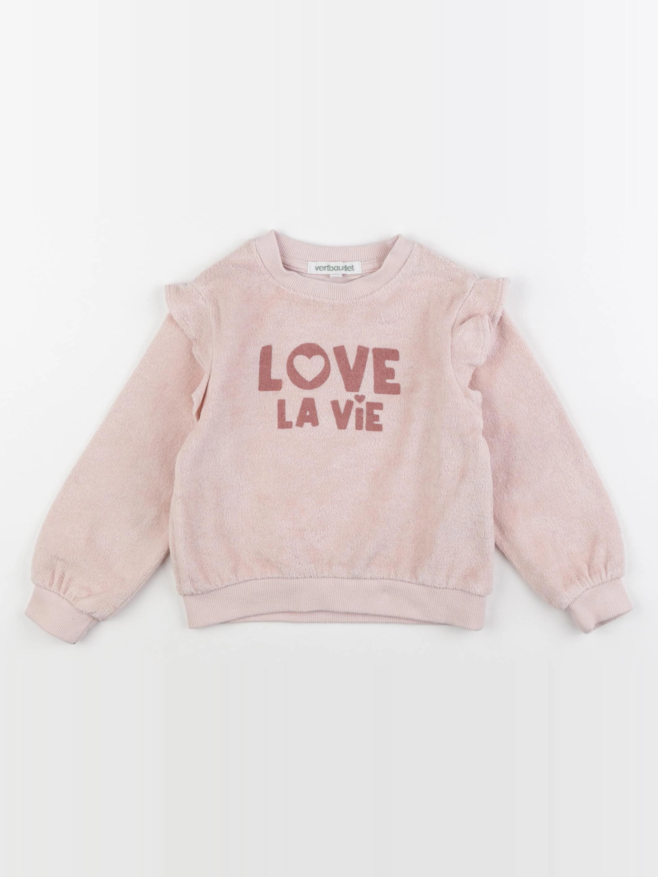 Vertbaudet - sweat éponge - 3 ans