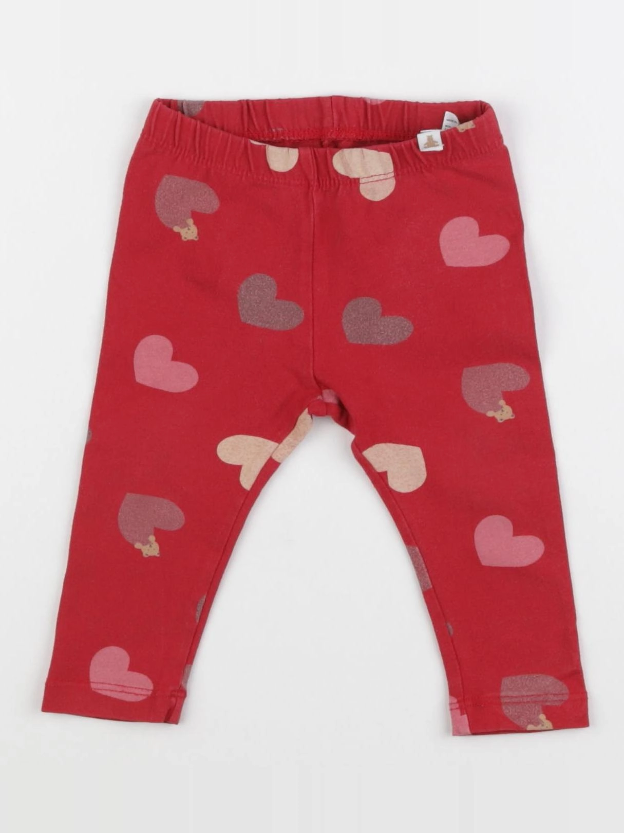 GAP - legging rouge - 6/12 mois