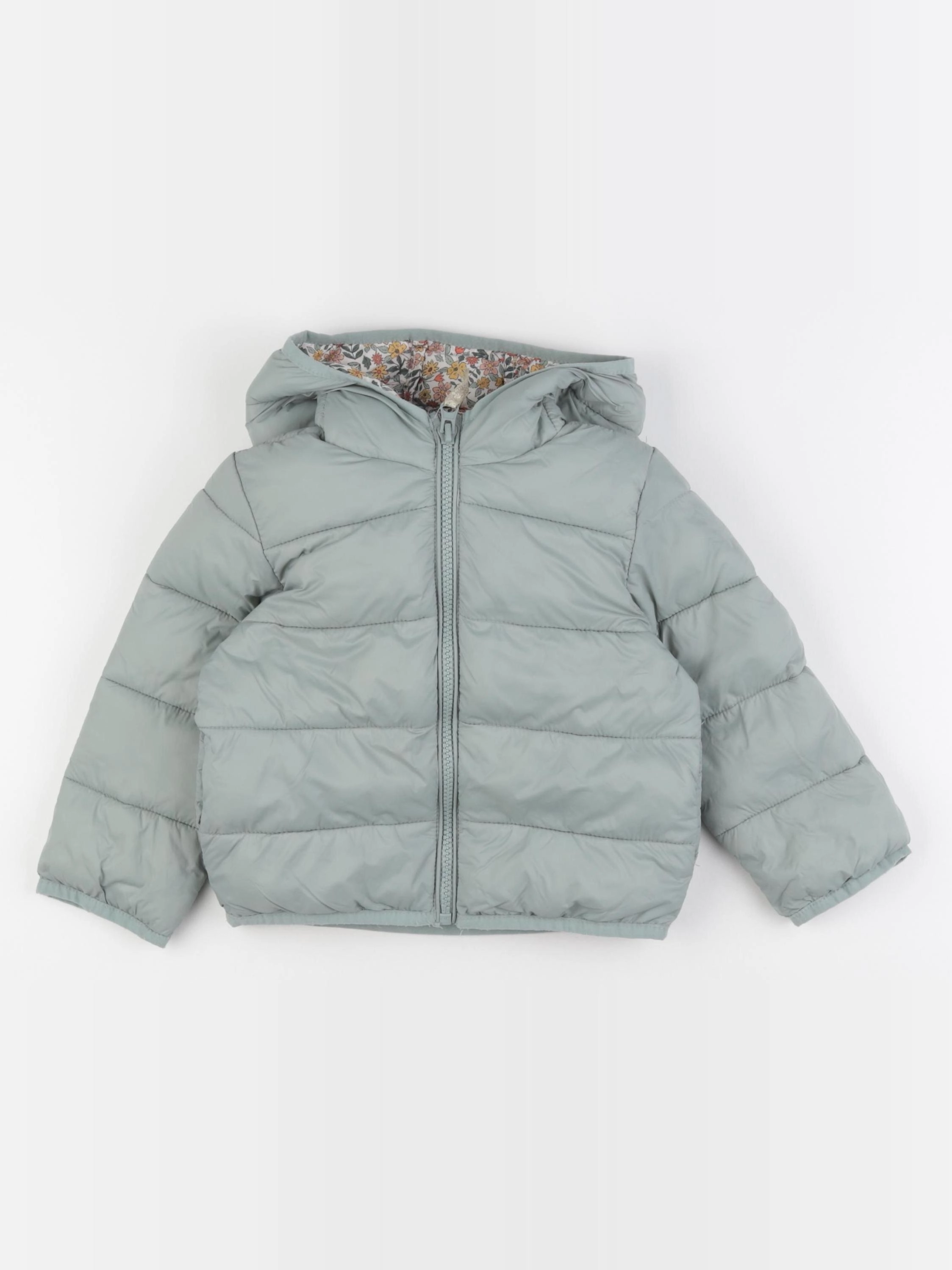 Vertbaudet - doudoune vert - 3 ans