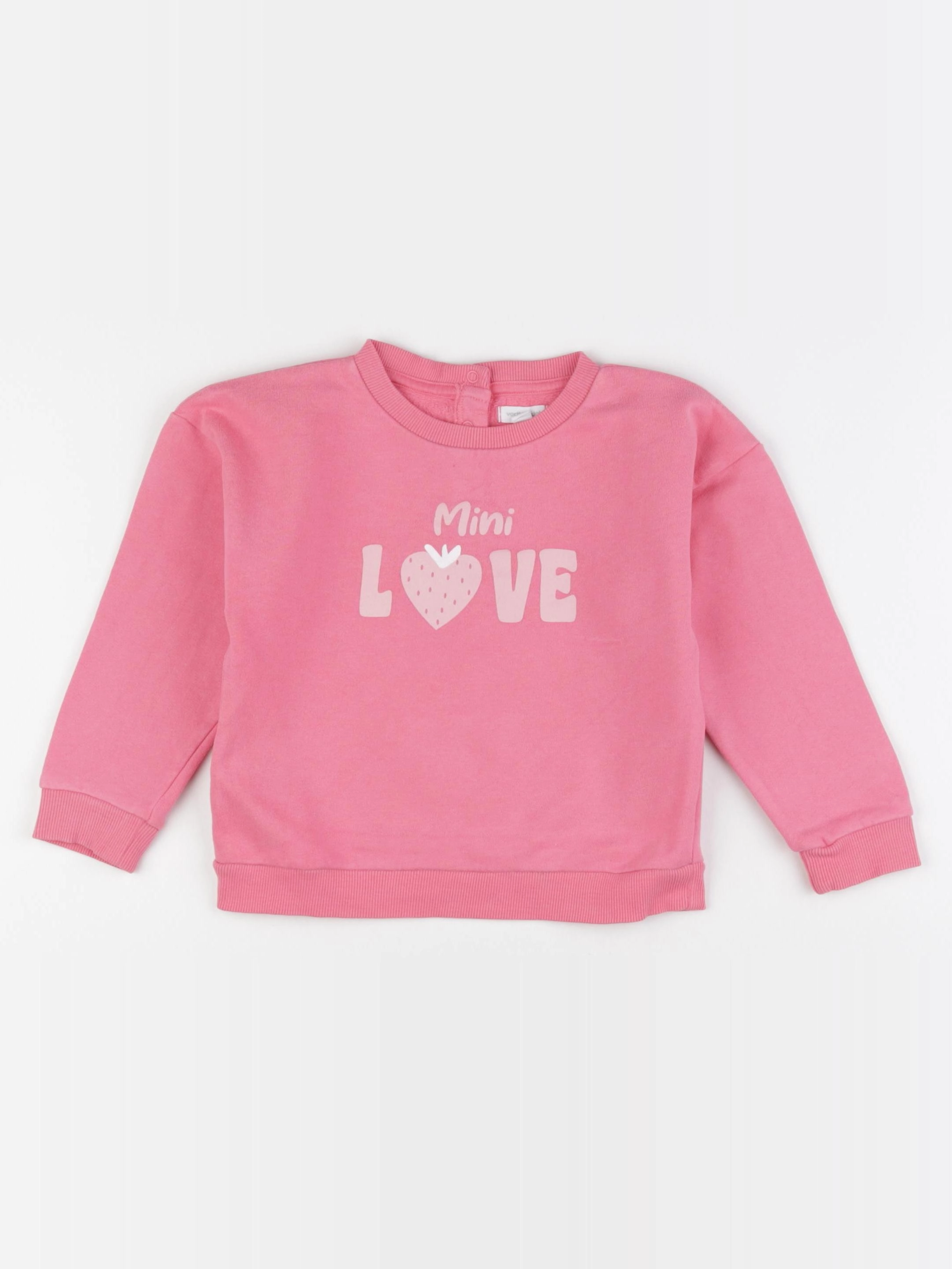 Vertbaudet - sweat rose - 36 mois