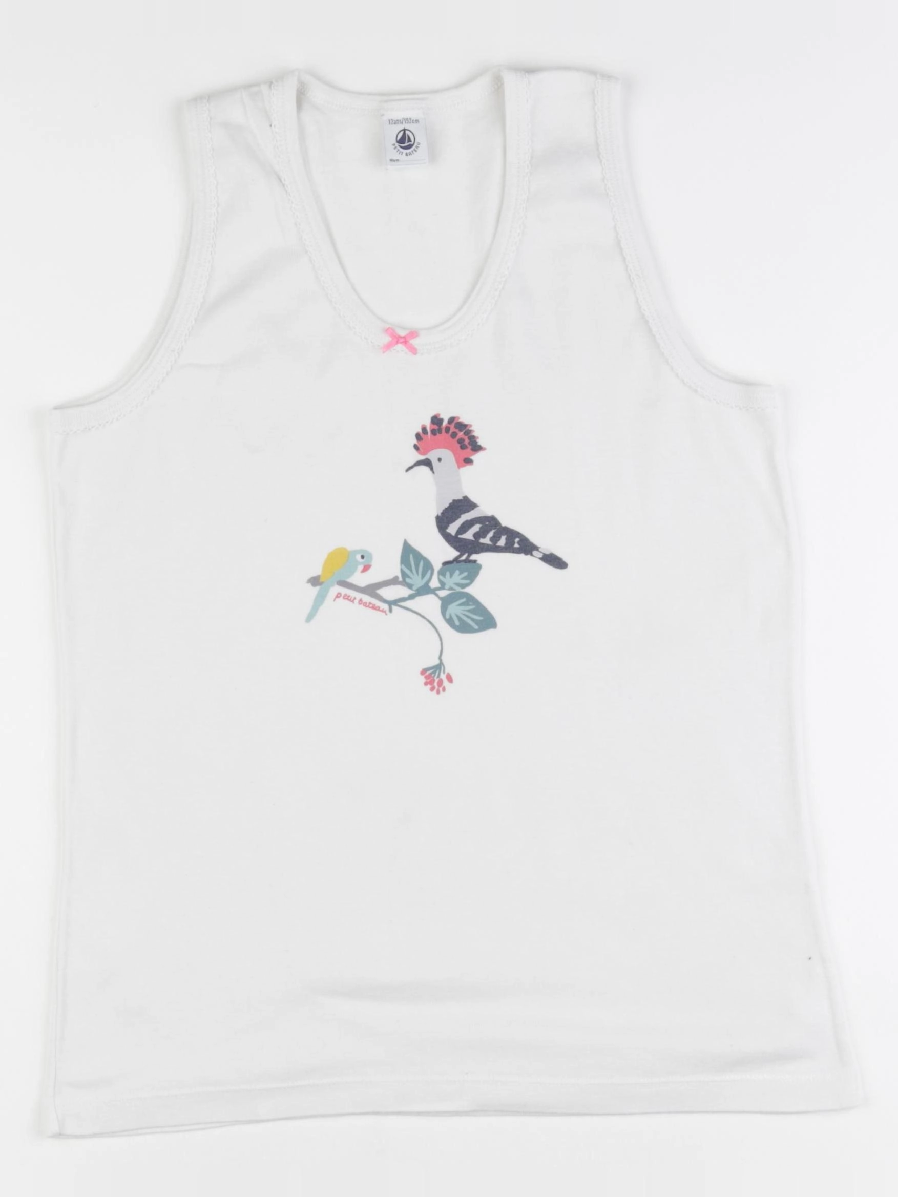 Petit Bateau - maillot de corps blanc - 12 ans