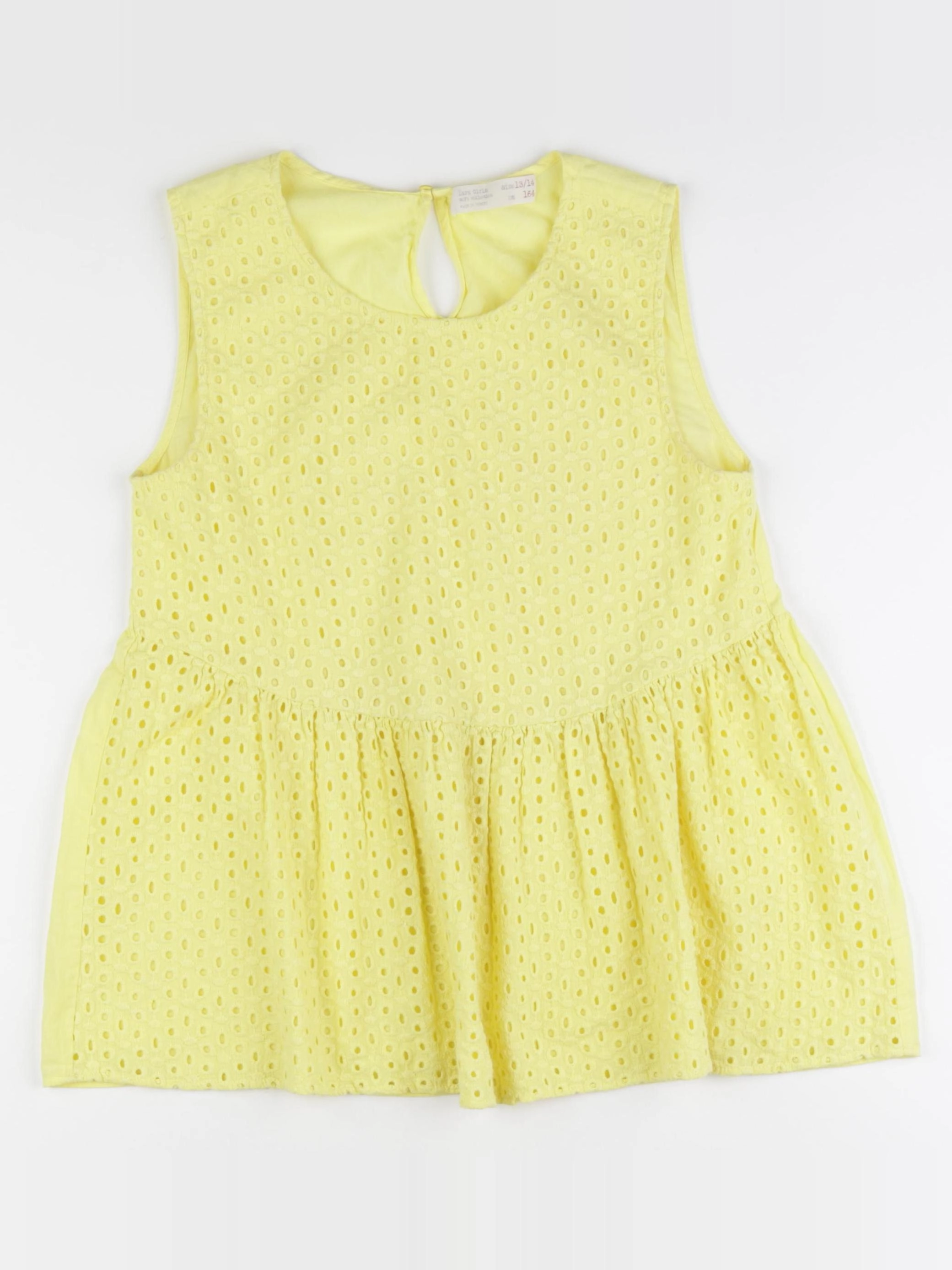 Zara - blouse jaune - 13/14 ans