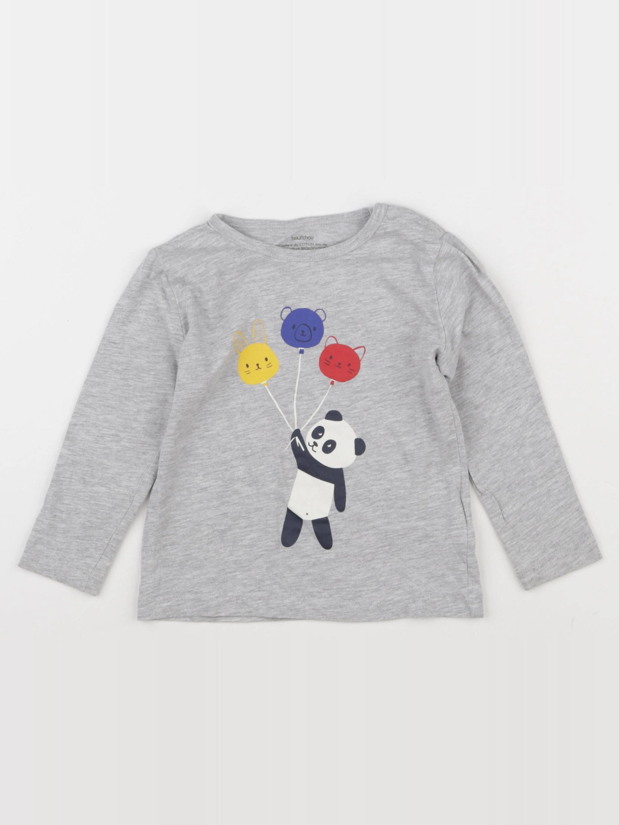 Boutchou - tee-shirt gris - 24 mois