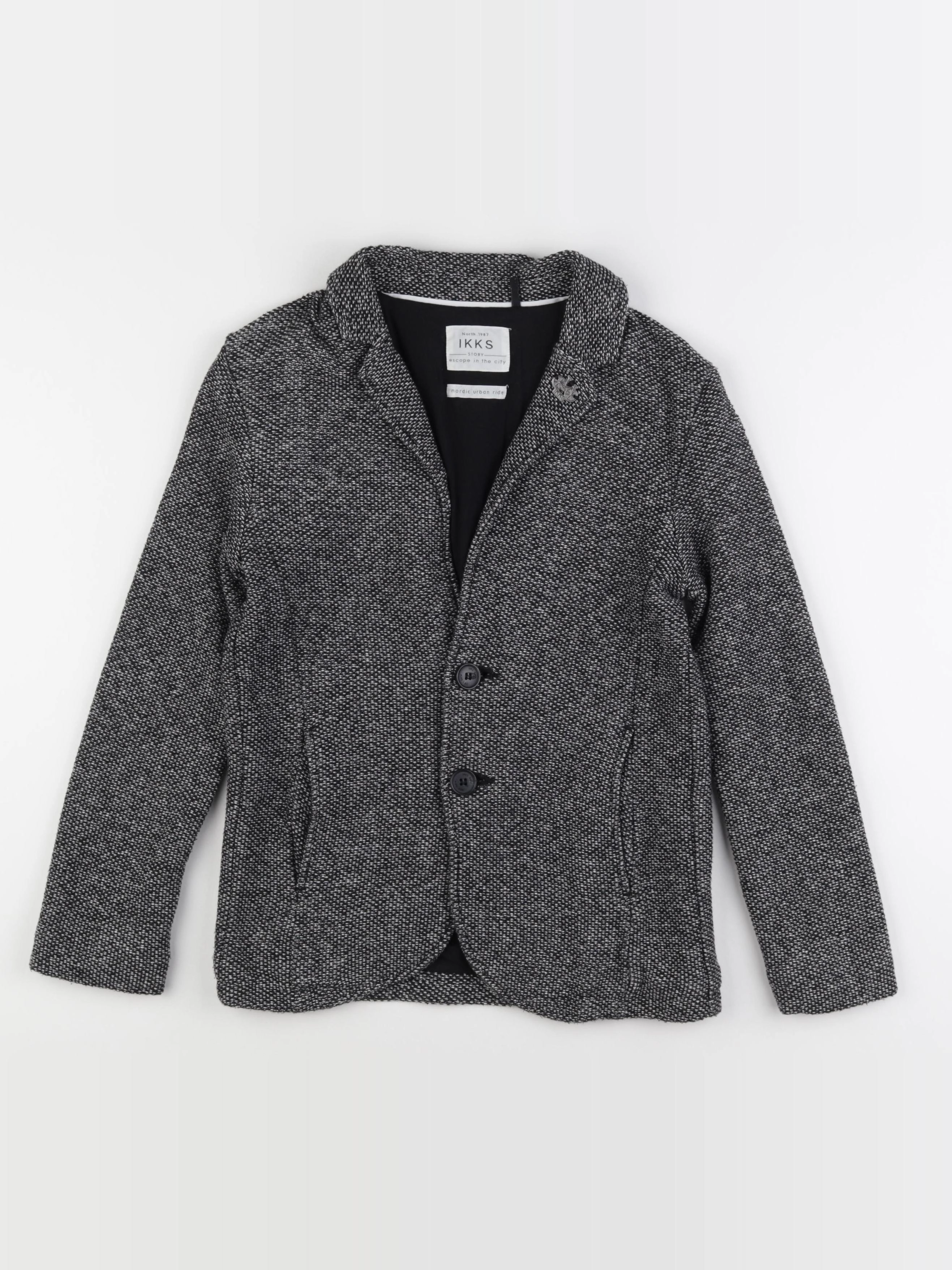 IKKS - veste gris - 10 ans
