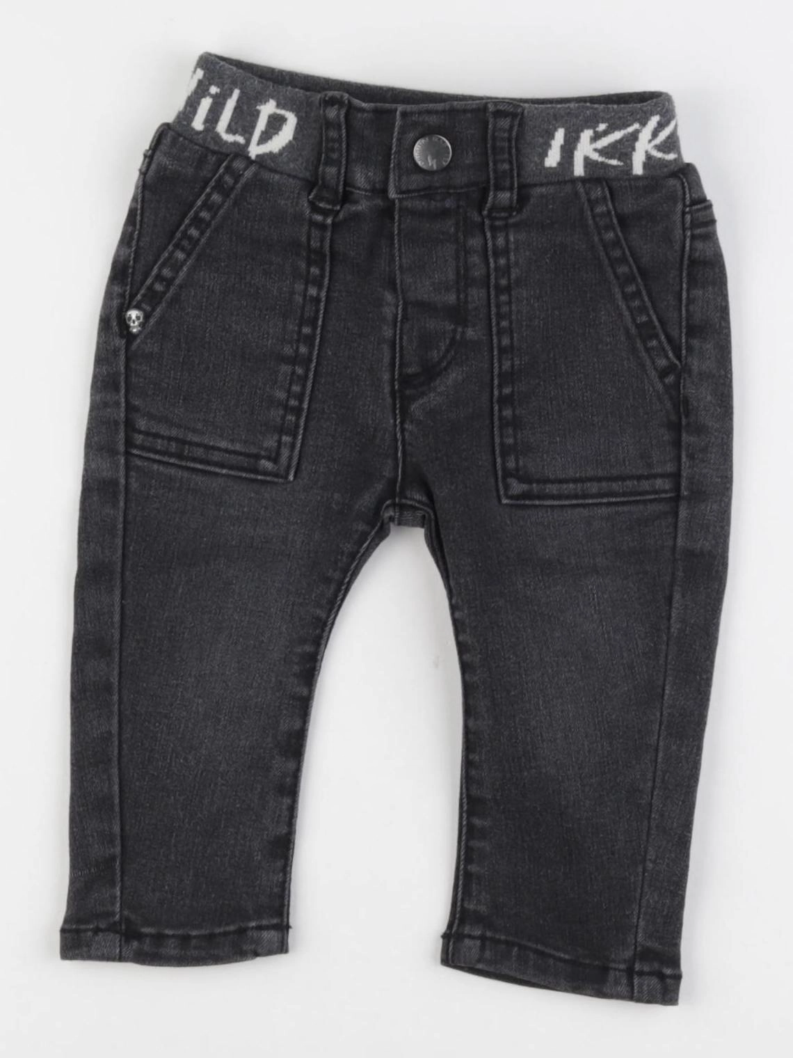 IKKS - jean gris - 6 mois
