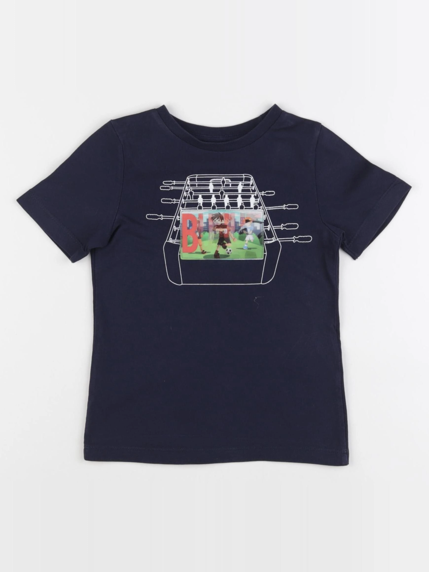 Vertbaudet - tee-shirt bleu - 3 ans