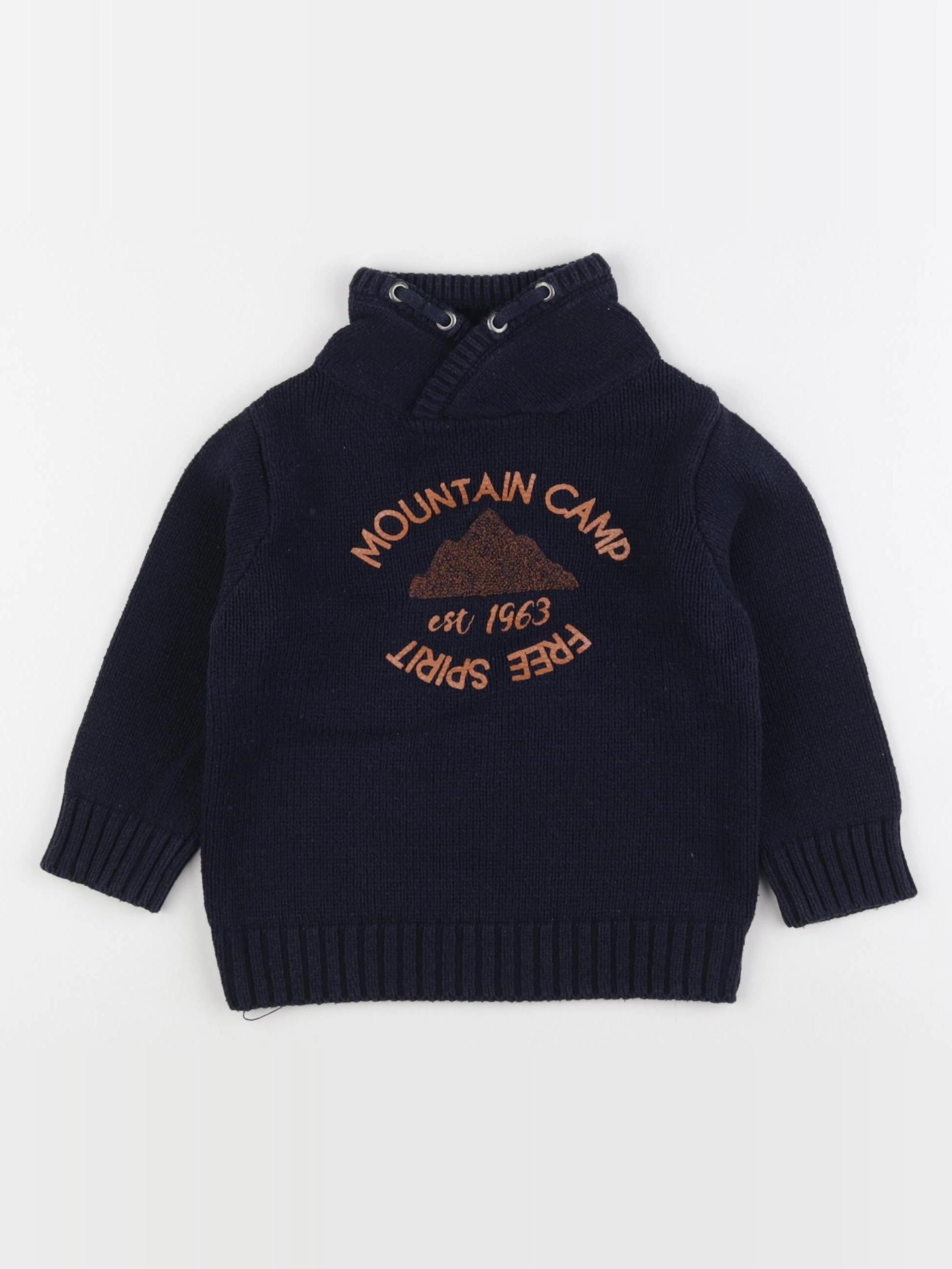 Vertbaudet - pull bleu - 3 ans
