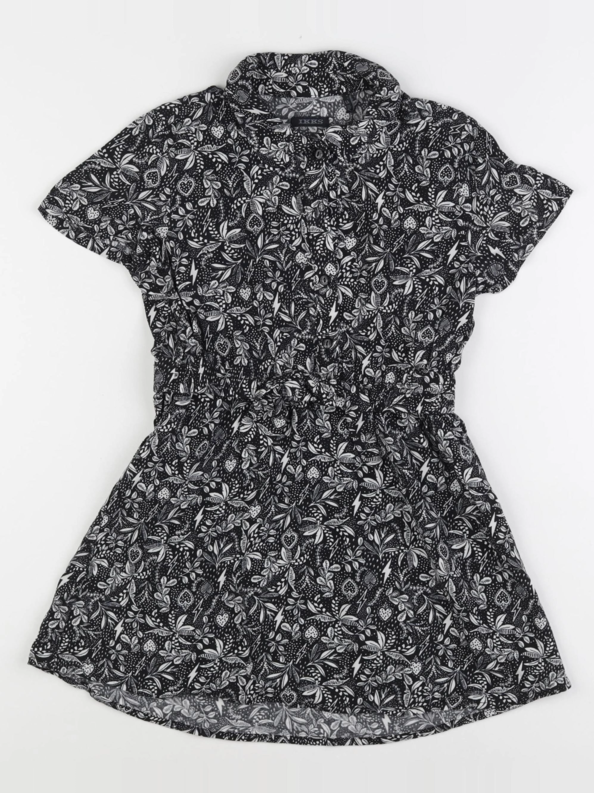 IKKS - robe noir - 6 ans