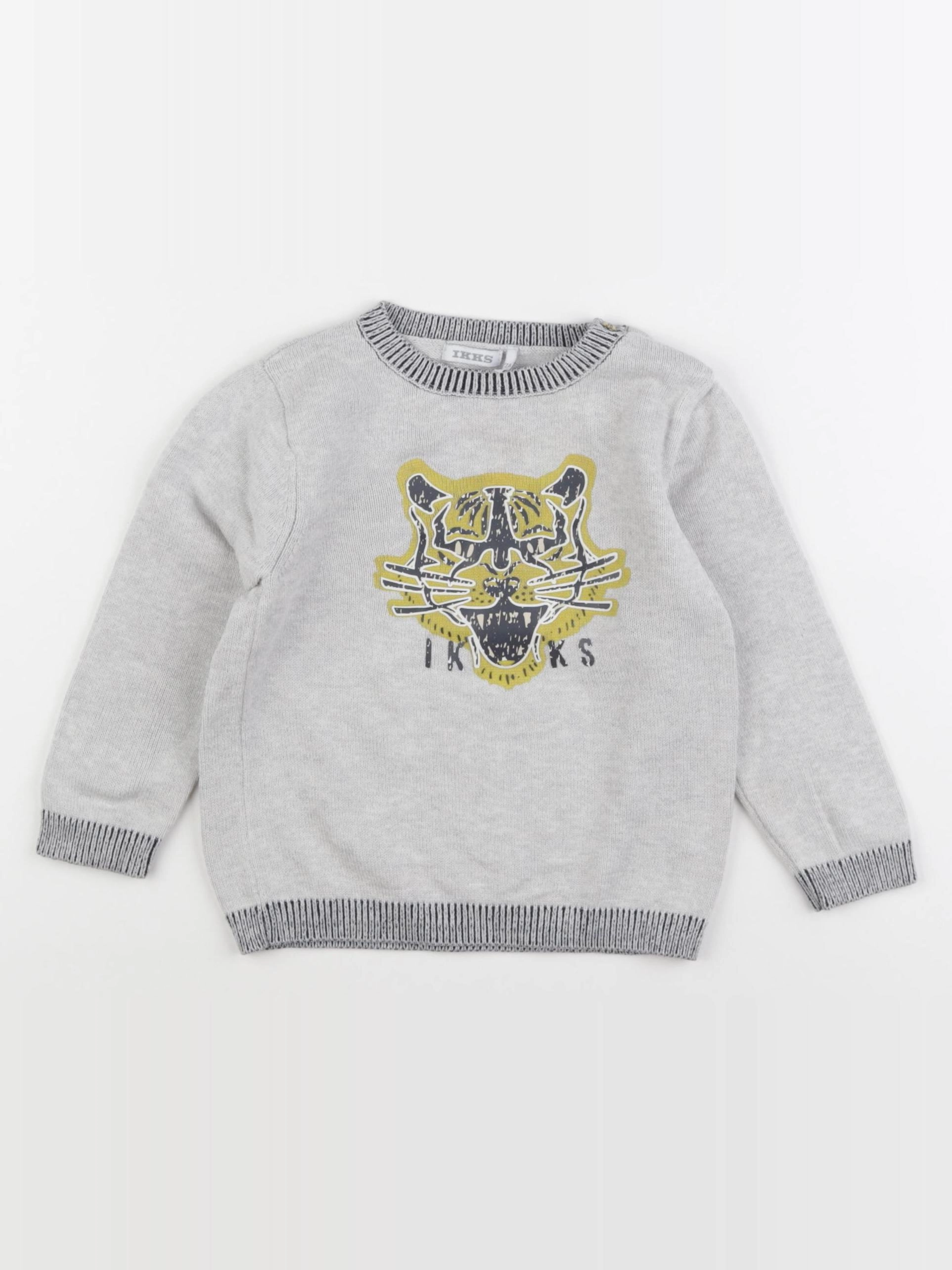 IKKS - pull gris - 2 ans