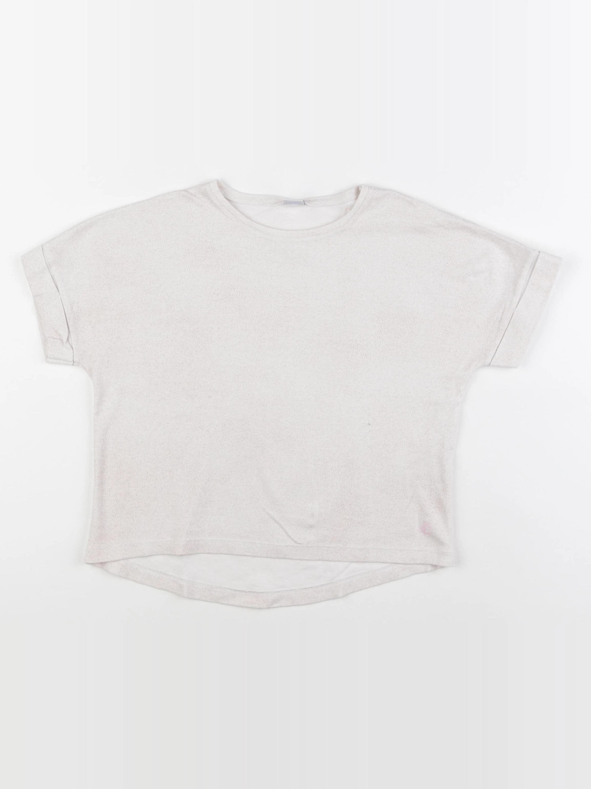 Petit Bateau - tee-shirt beige - 8 ans
