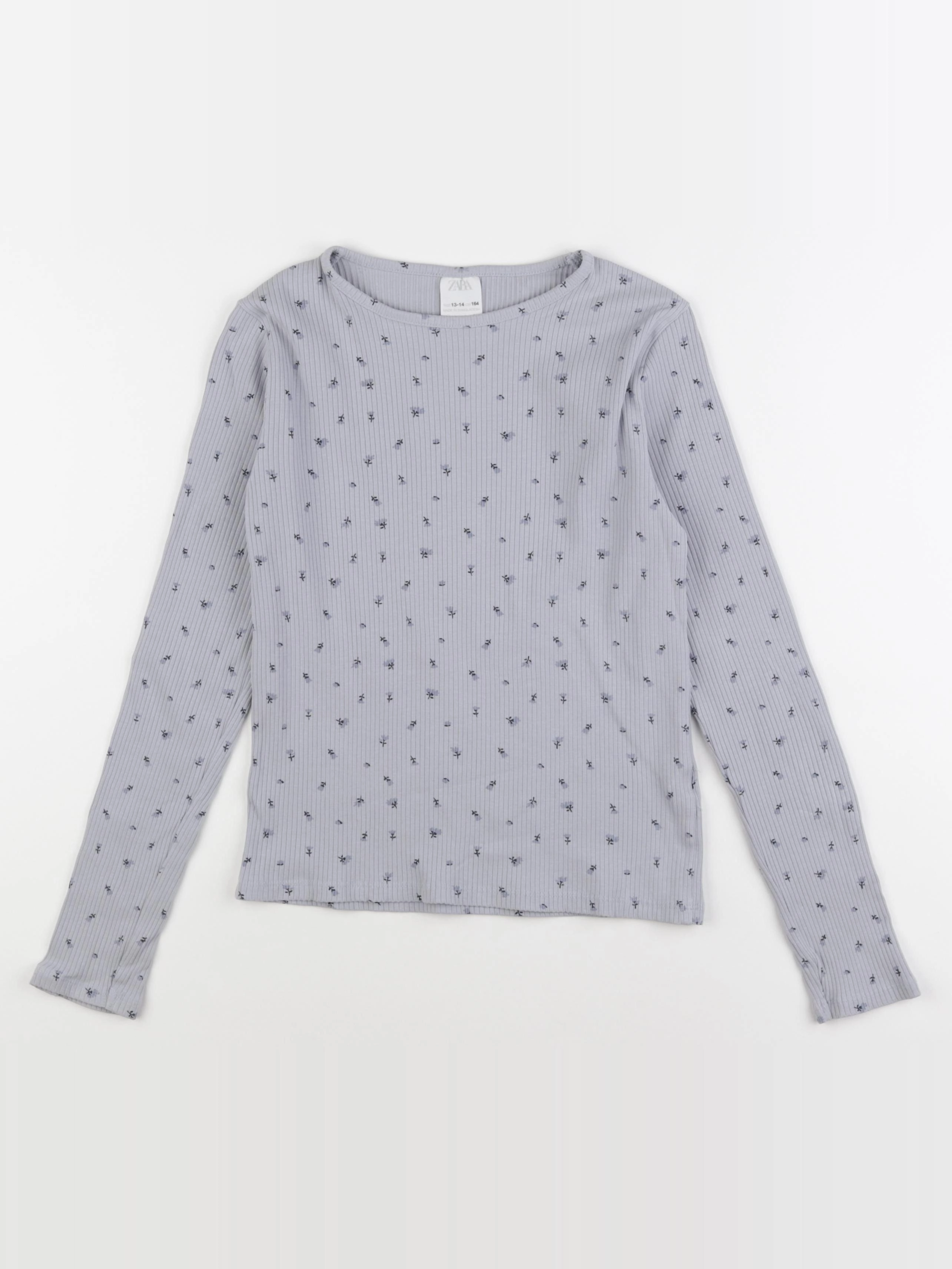 Zara - tee-shirt bleu - 13/14 ans