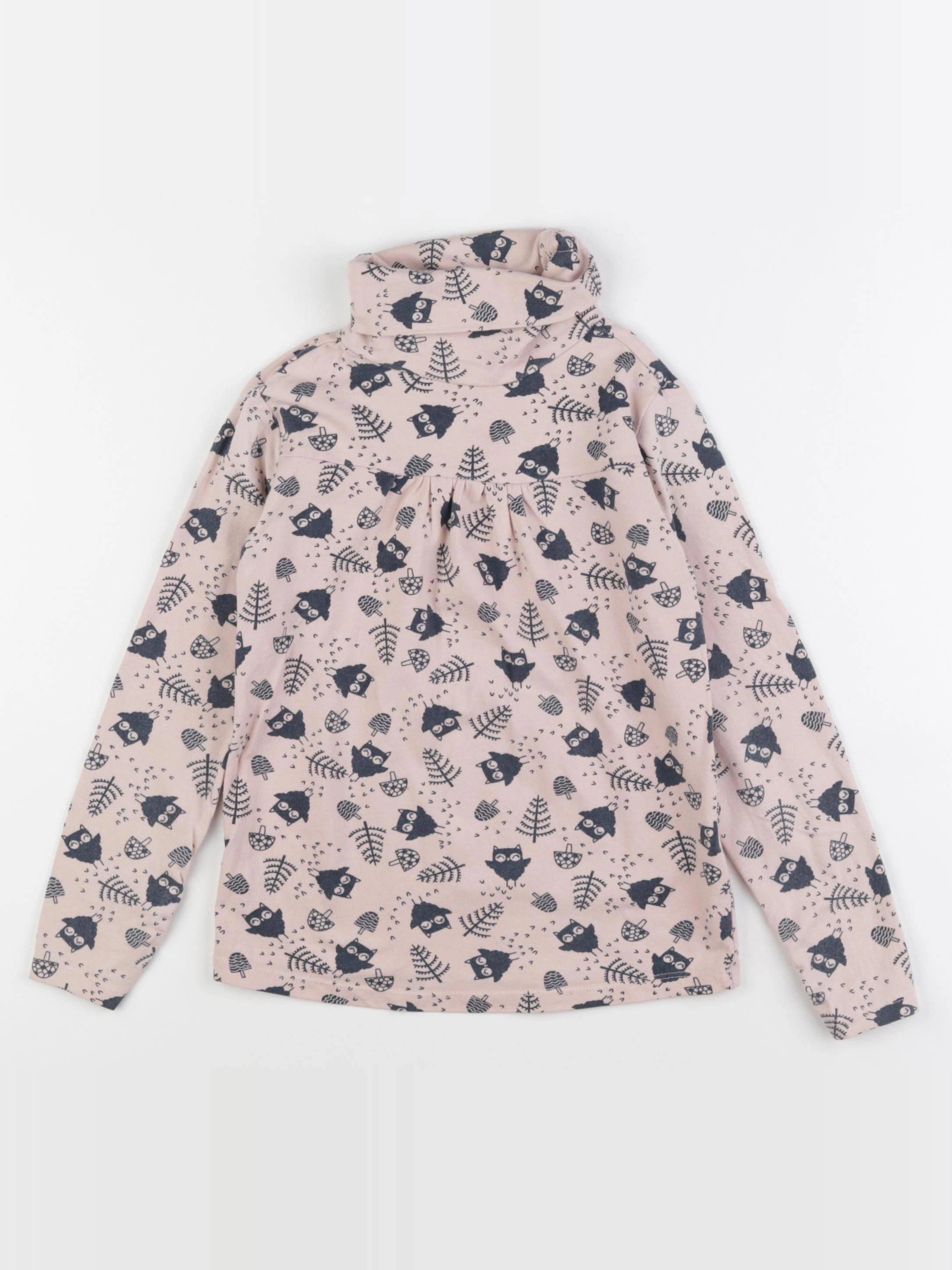 Vertbaudet - sous-pull rose - 6 ans