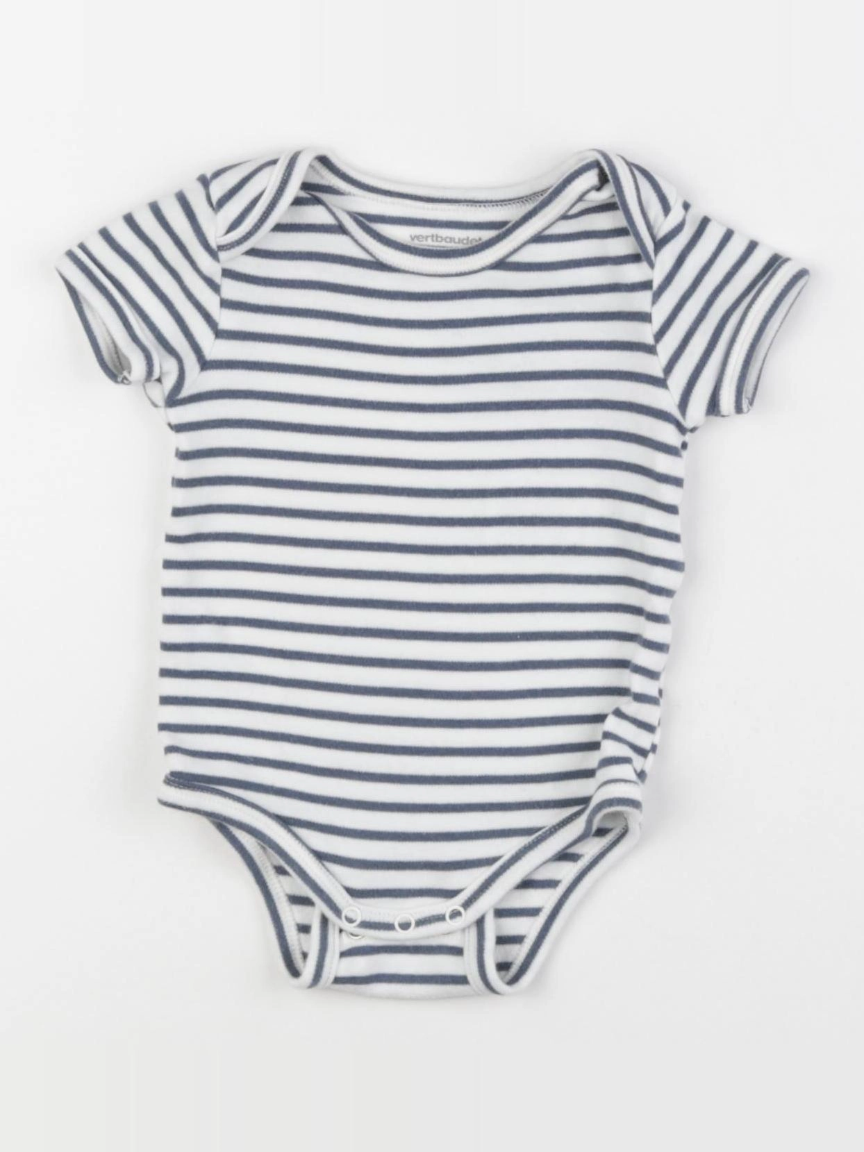Vertbaudet - body bleu - 9 mois