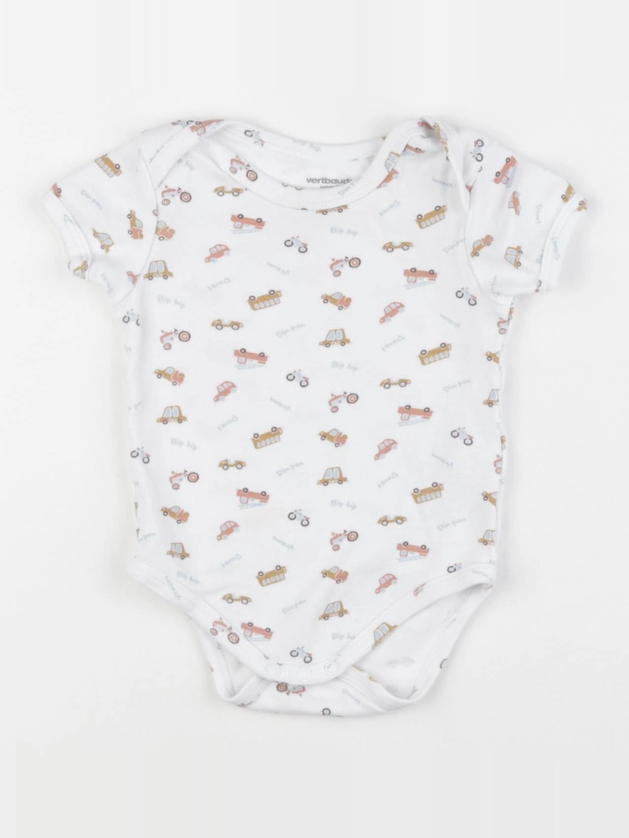 Vertbaudet - body blanc - 9 mois