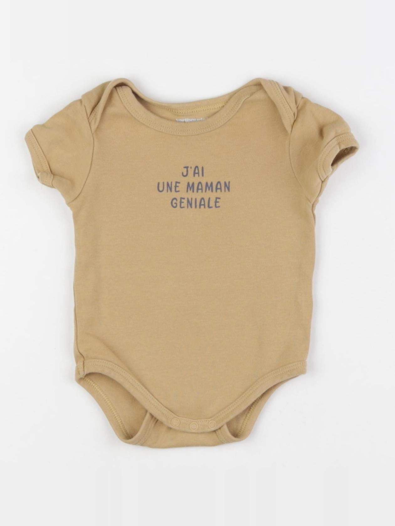 Vertbaudet - body marron - 9 mois