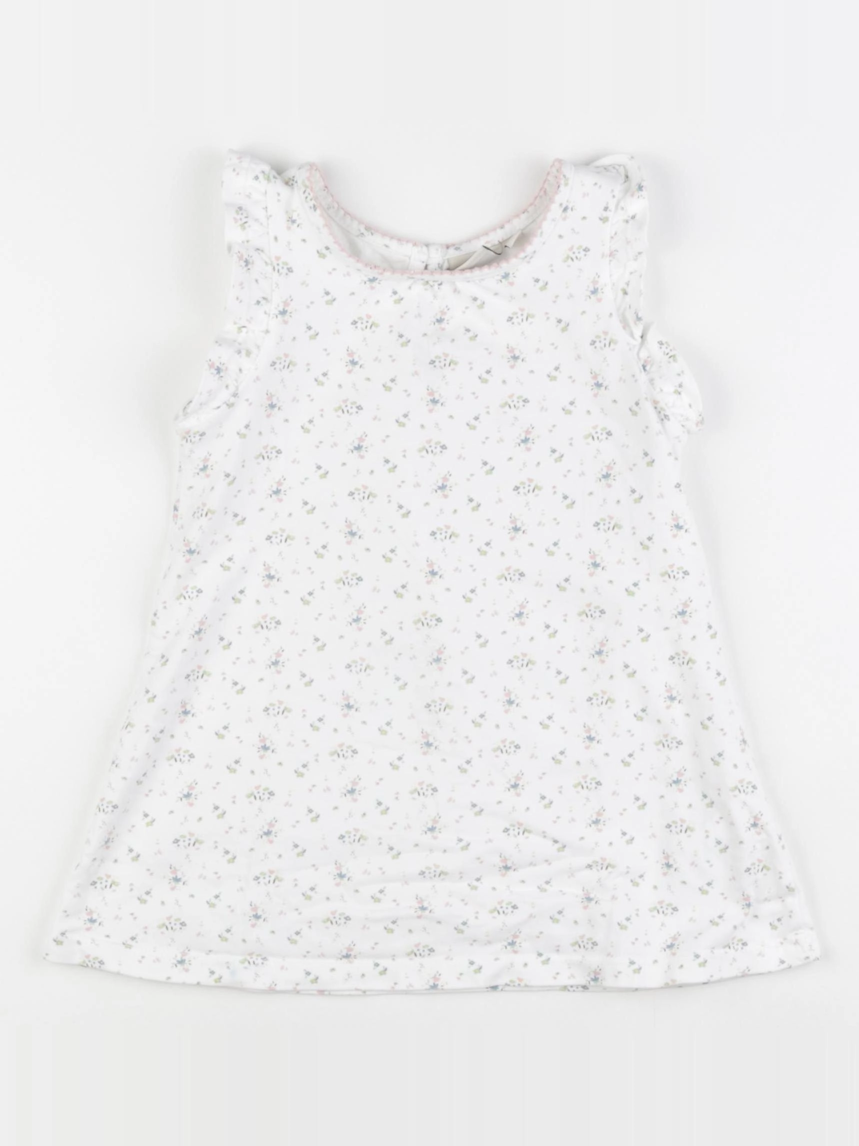 Cyrillus - chemise de nuit coton blanc - 3 ans