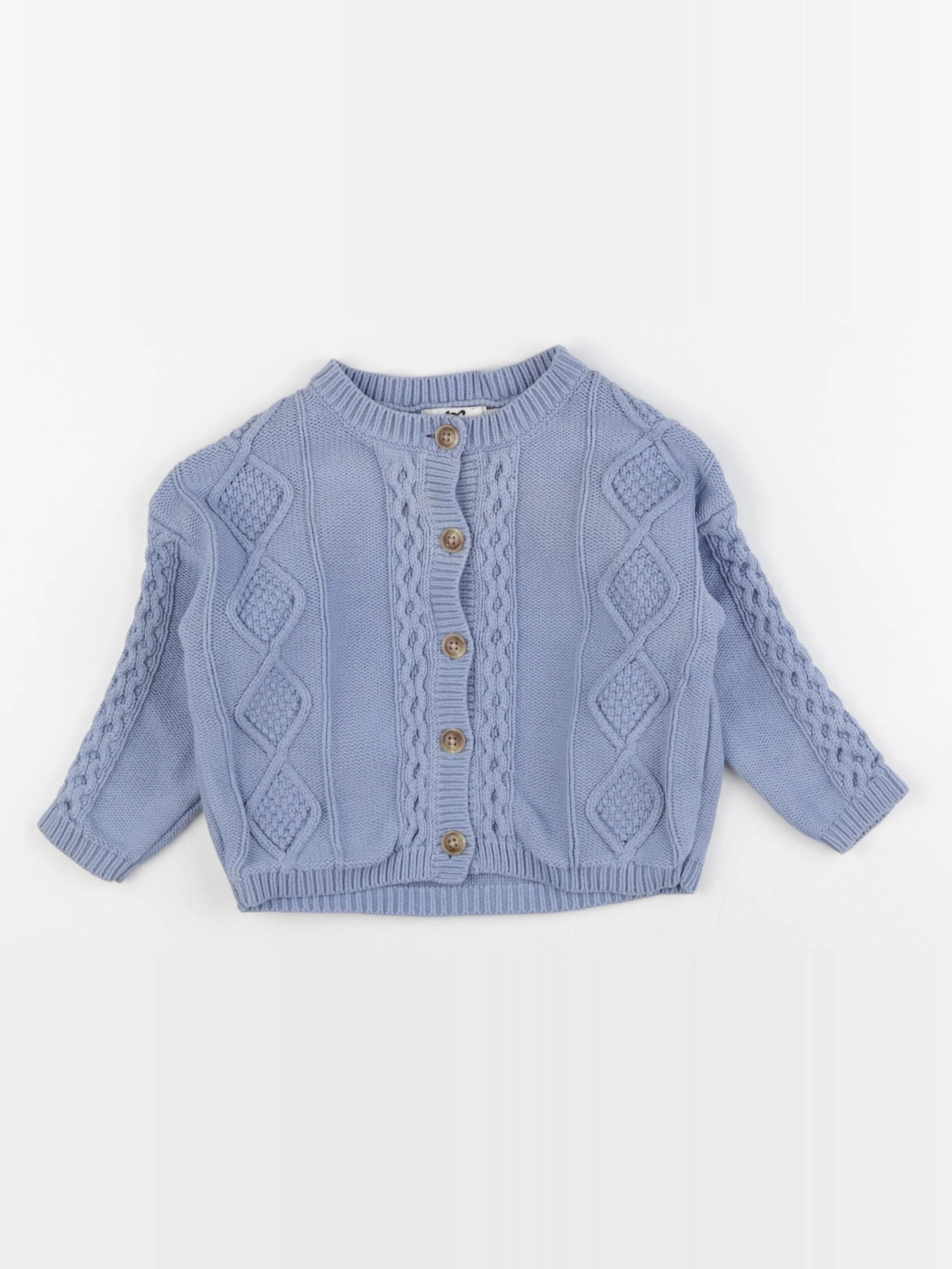 Cyrillus - gilet bleu - 3 ans