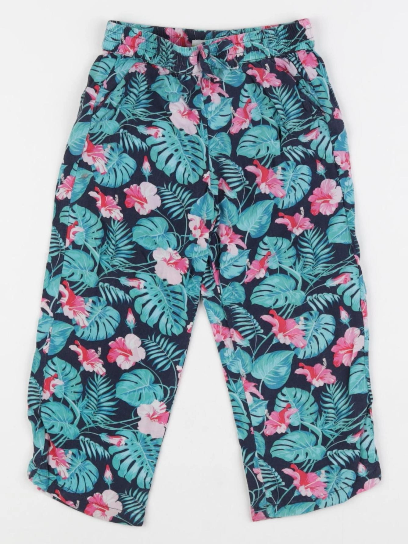 Vertbaudet - pantalon vert - 2 ans