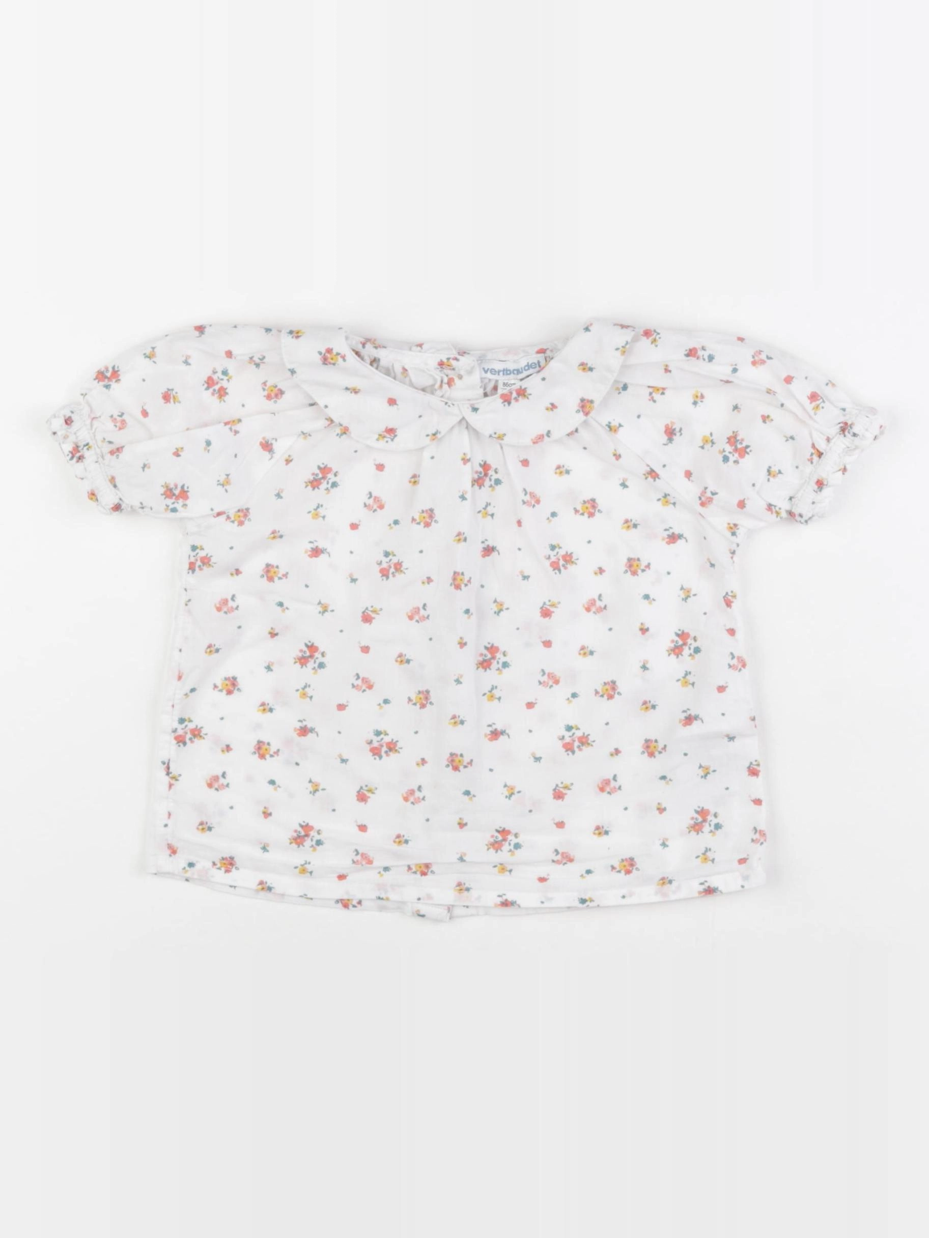 Vertbaudet - blouse blanc - 2 ans
