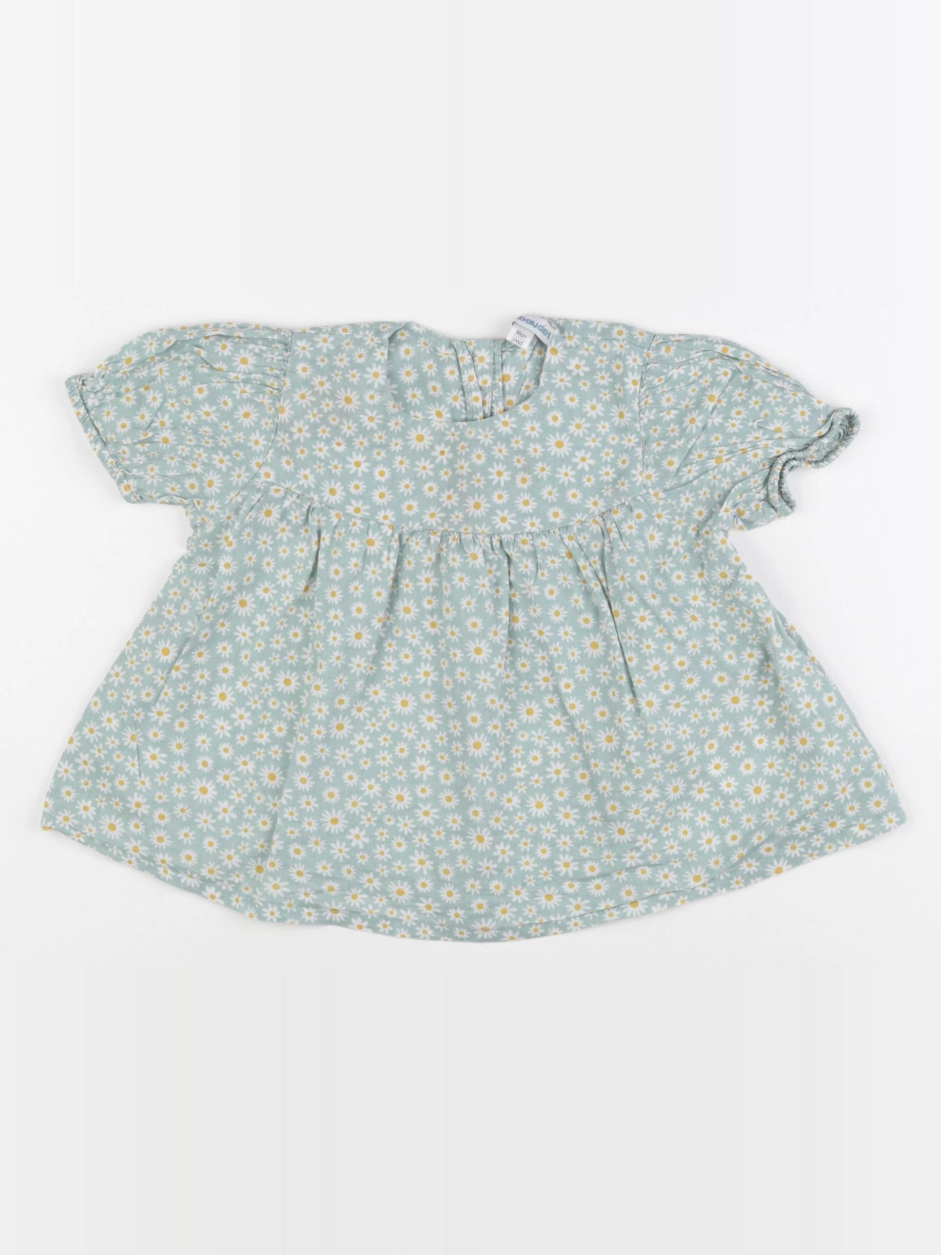 Vertbaudet - blouse vert - 2 ans
