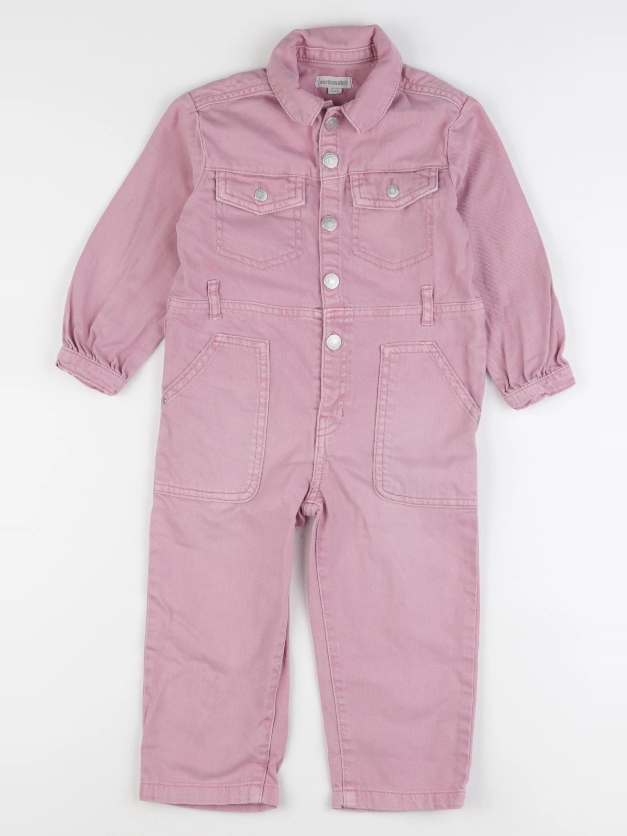 Vertbaudet - combinaison rose - 3 ans