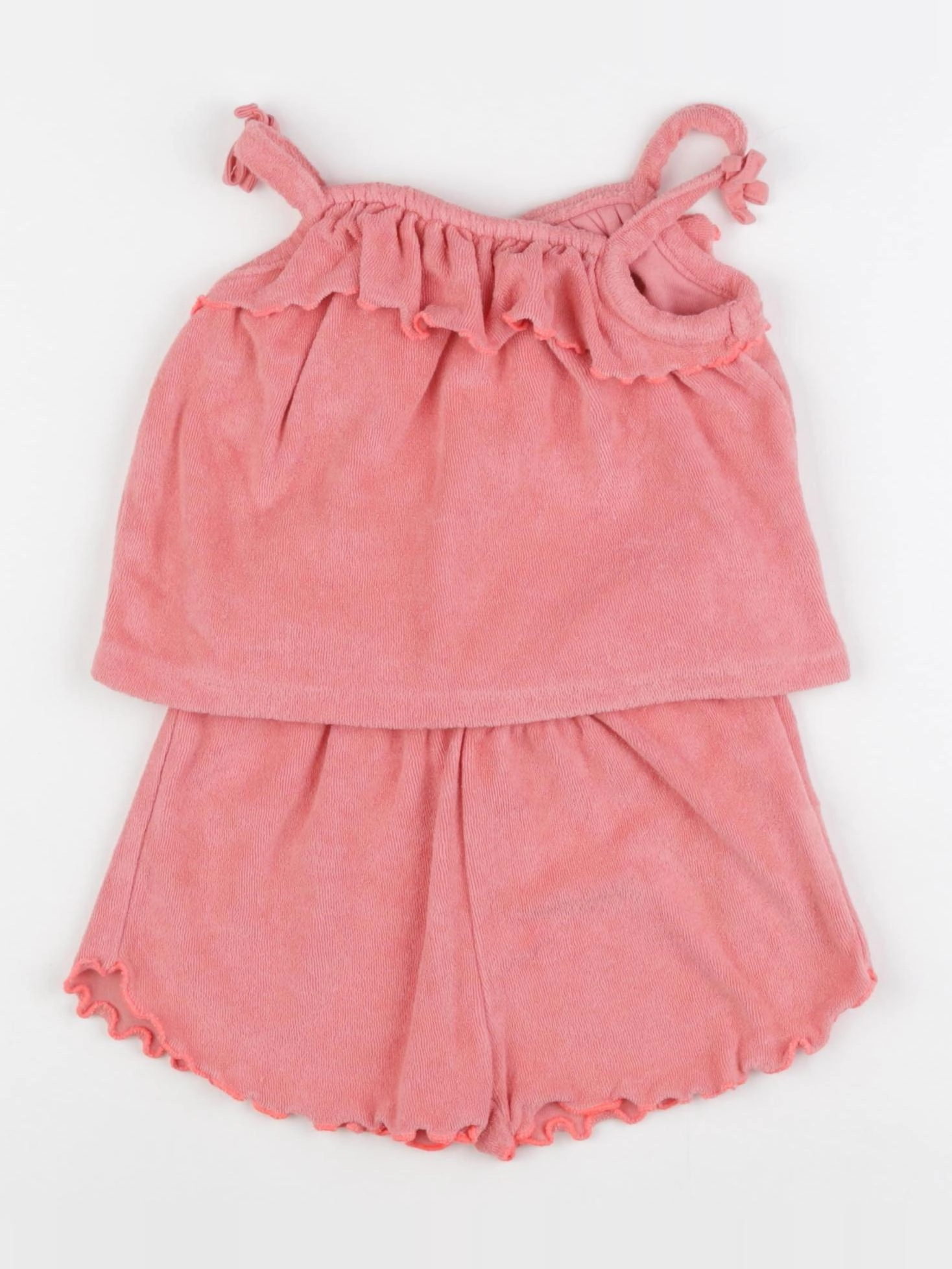 Vertbaudet - ensemble rose - 2 ans