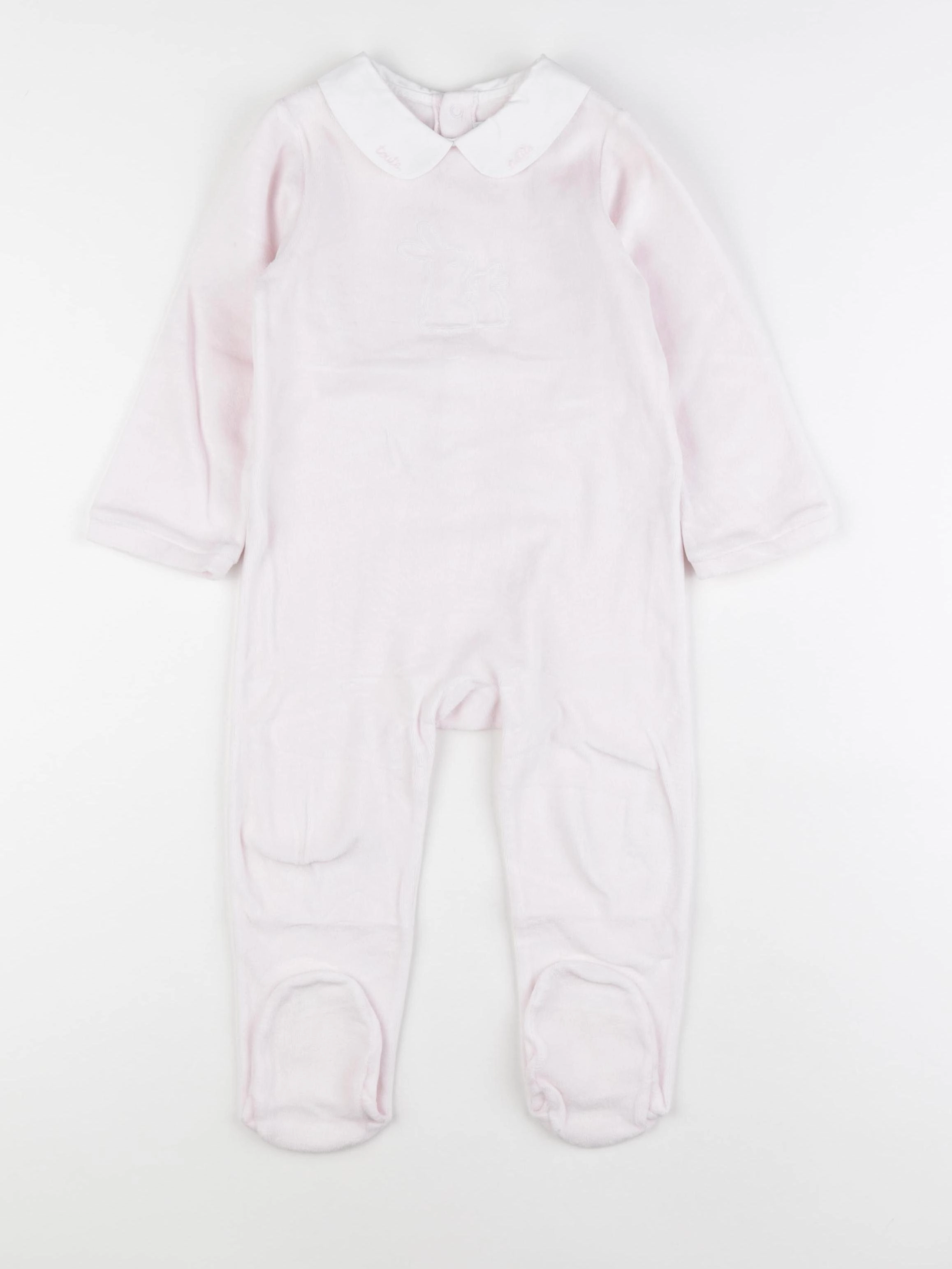 Jacadi - pyjama velours rose - 24 mois