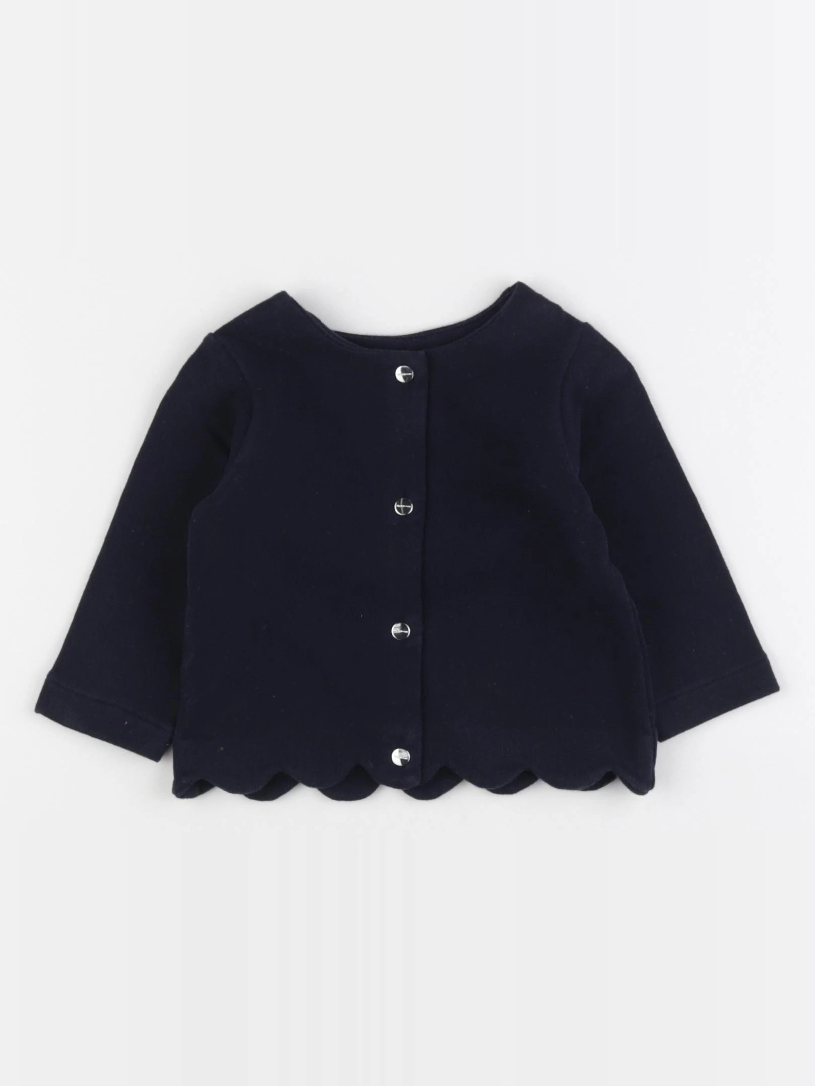 Jacadi - sweat bleu - 6 mois